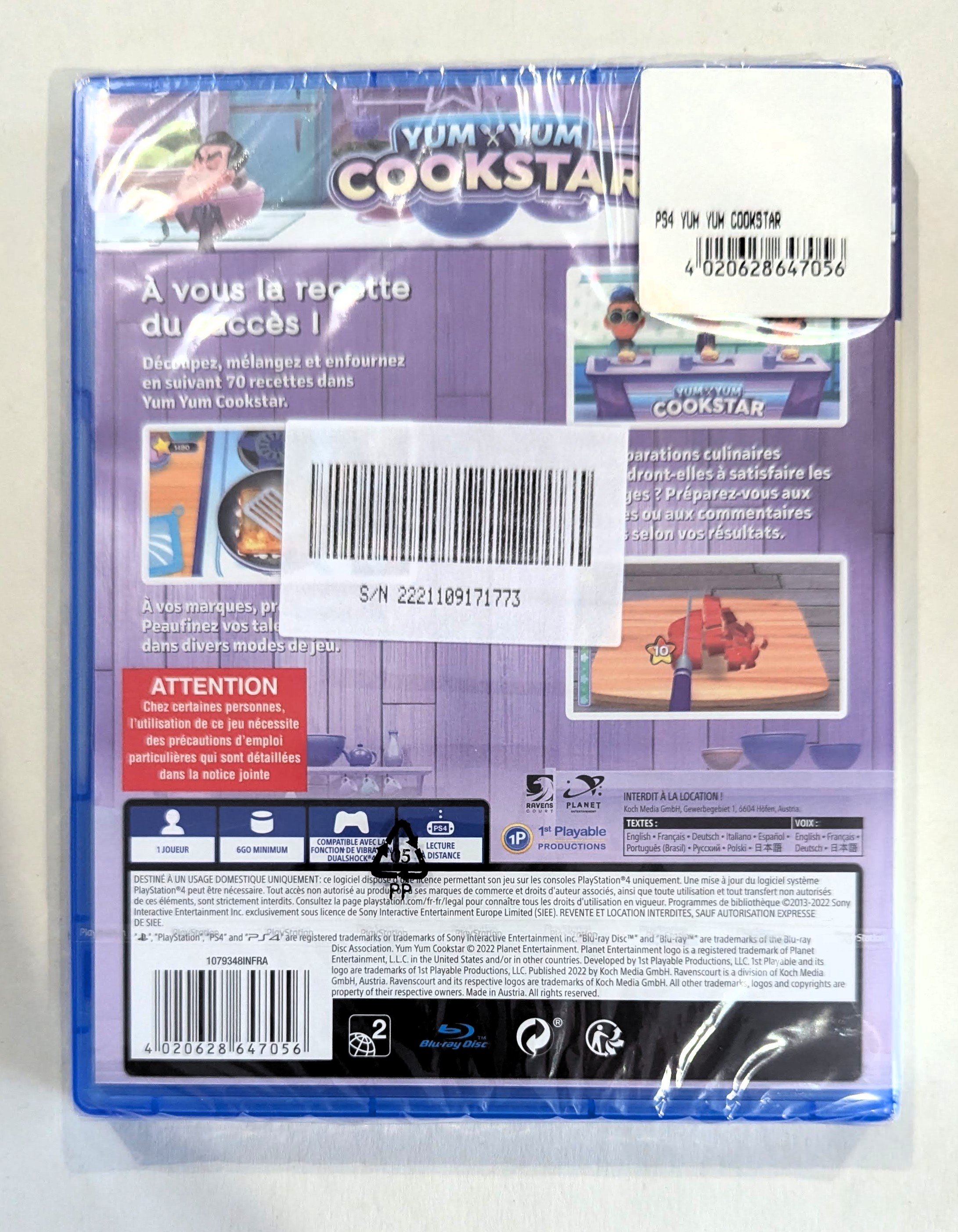 YumYum Cookstar PS4