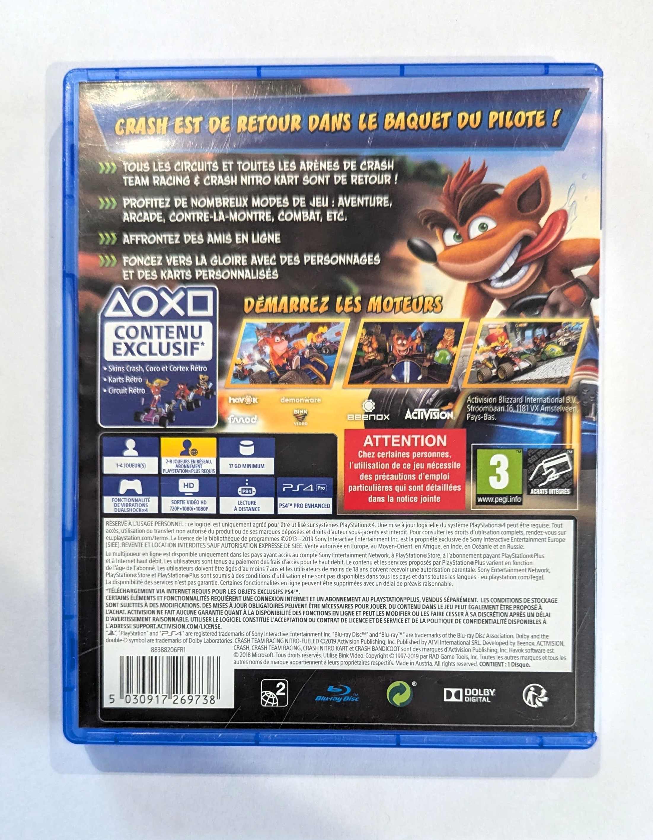 Crash Team Racing Nitro-Fueled PS4