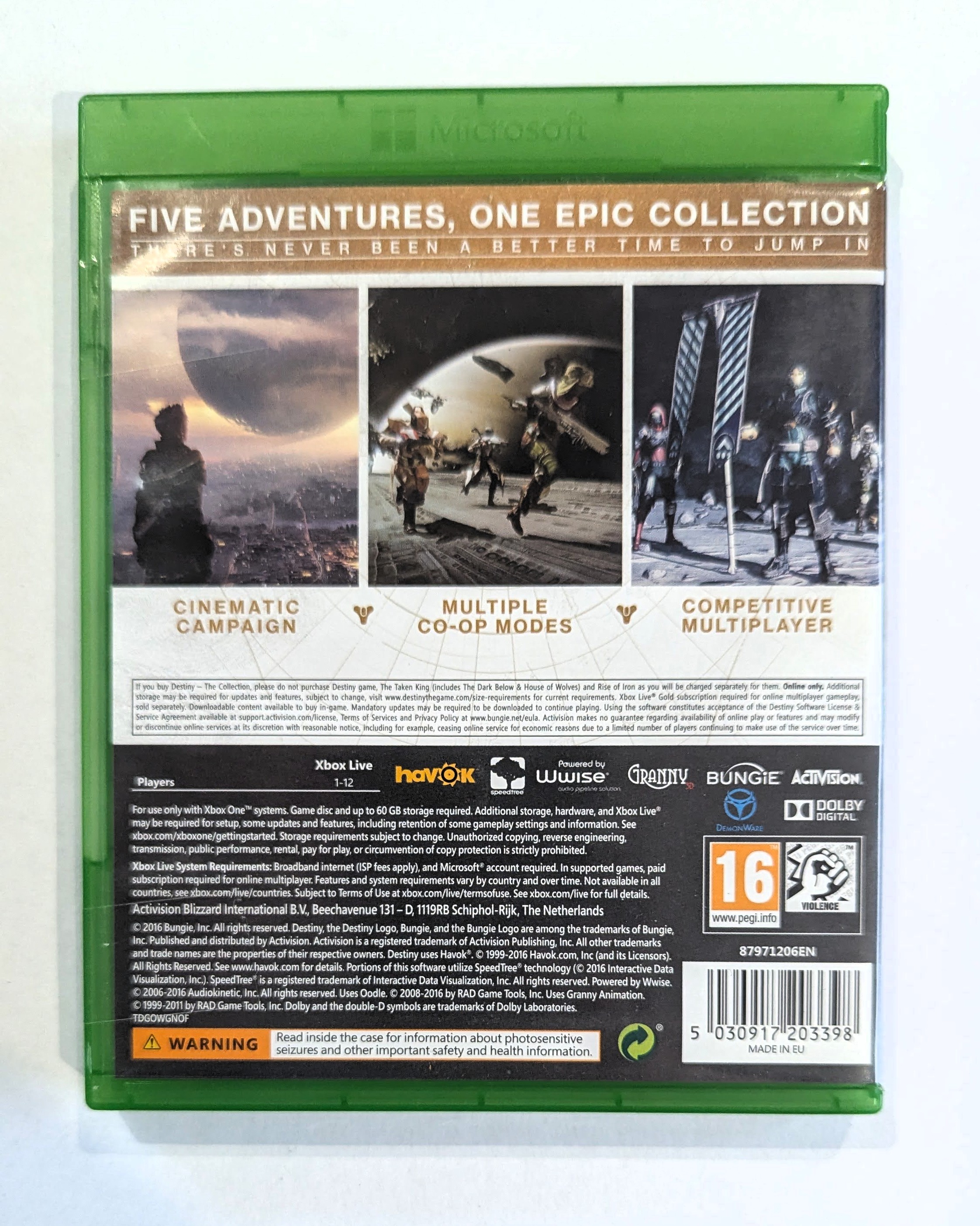 Destiny : La Collection Xbox one