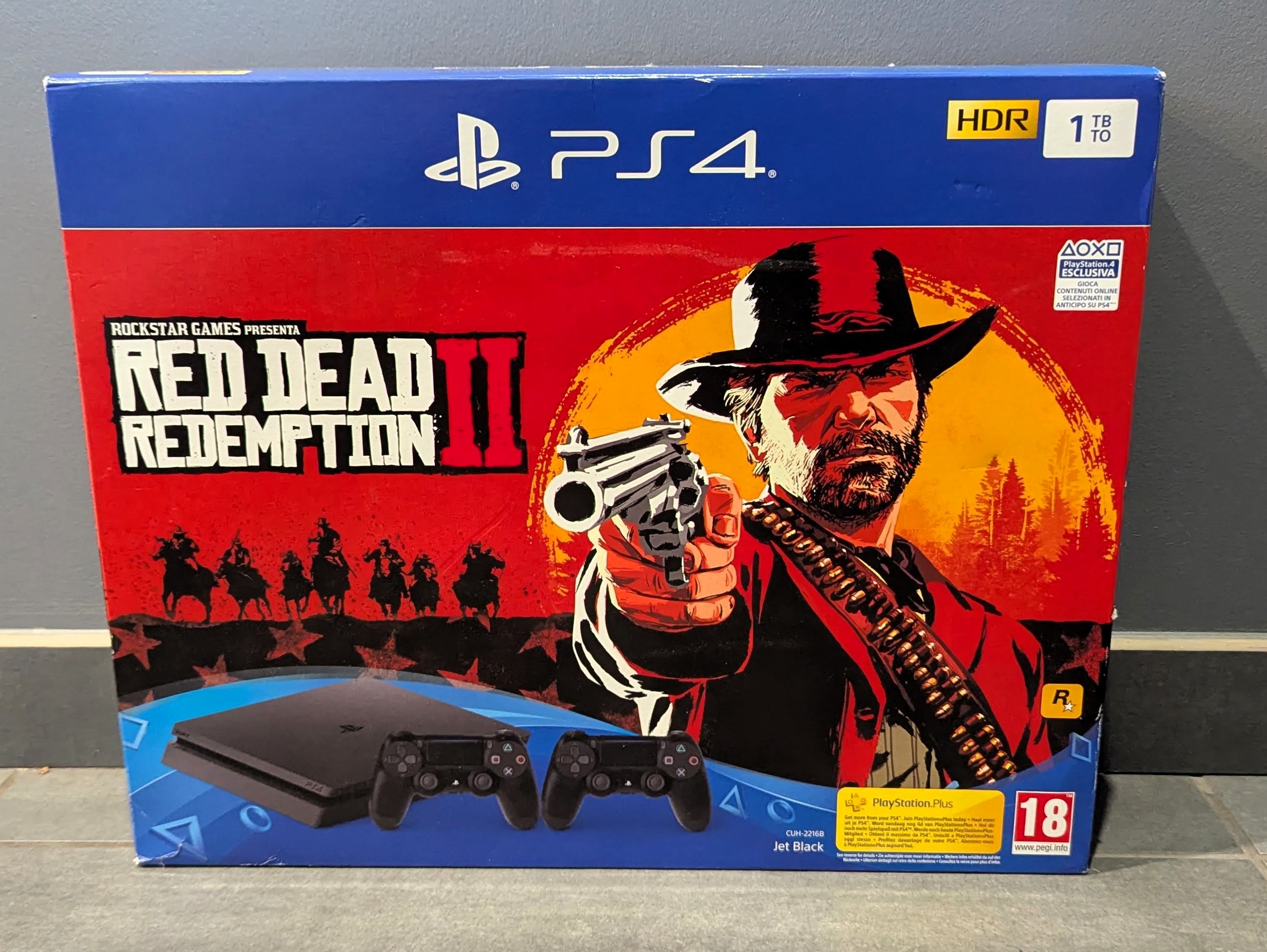Pack PlayStation 4 Slim 500Go - Noir + Red Dead Redemption II