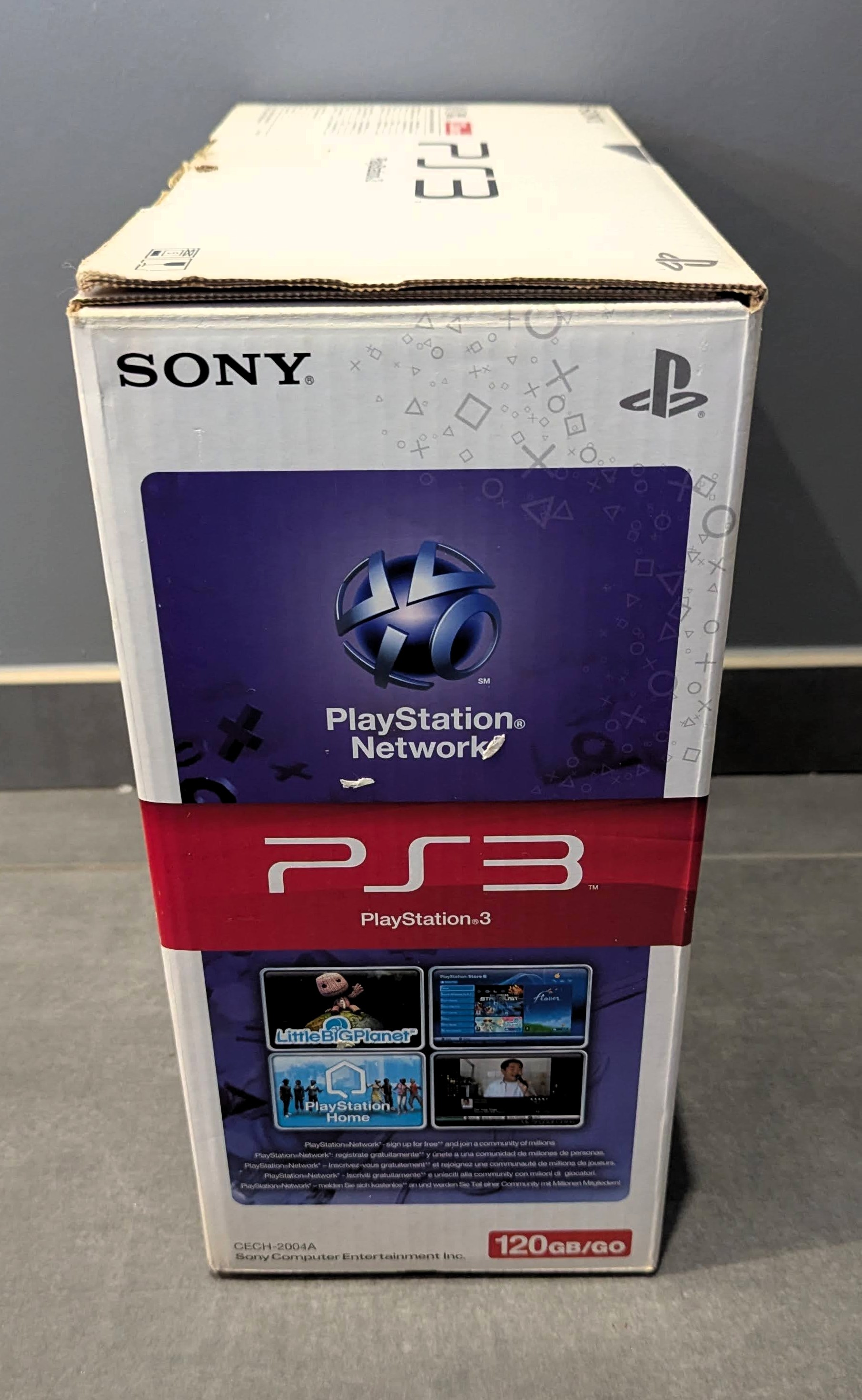 Console Sony PlayStation 3 Slim 120 Go - Noire ( CECH-2004A ) - Occasion