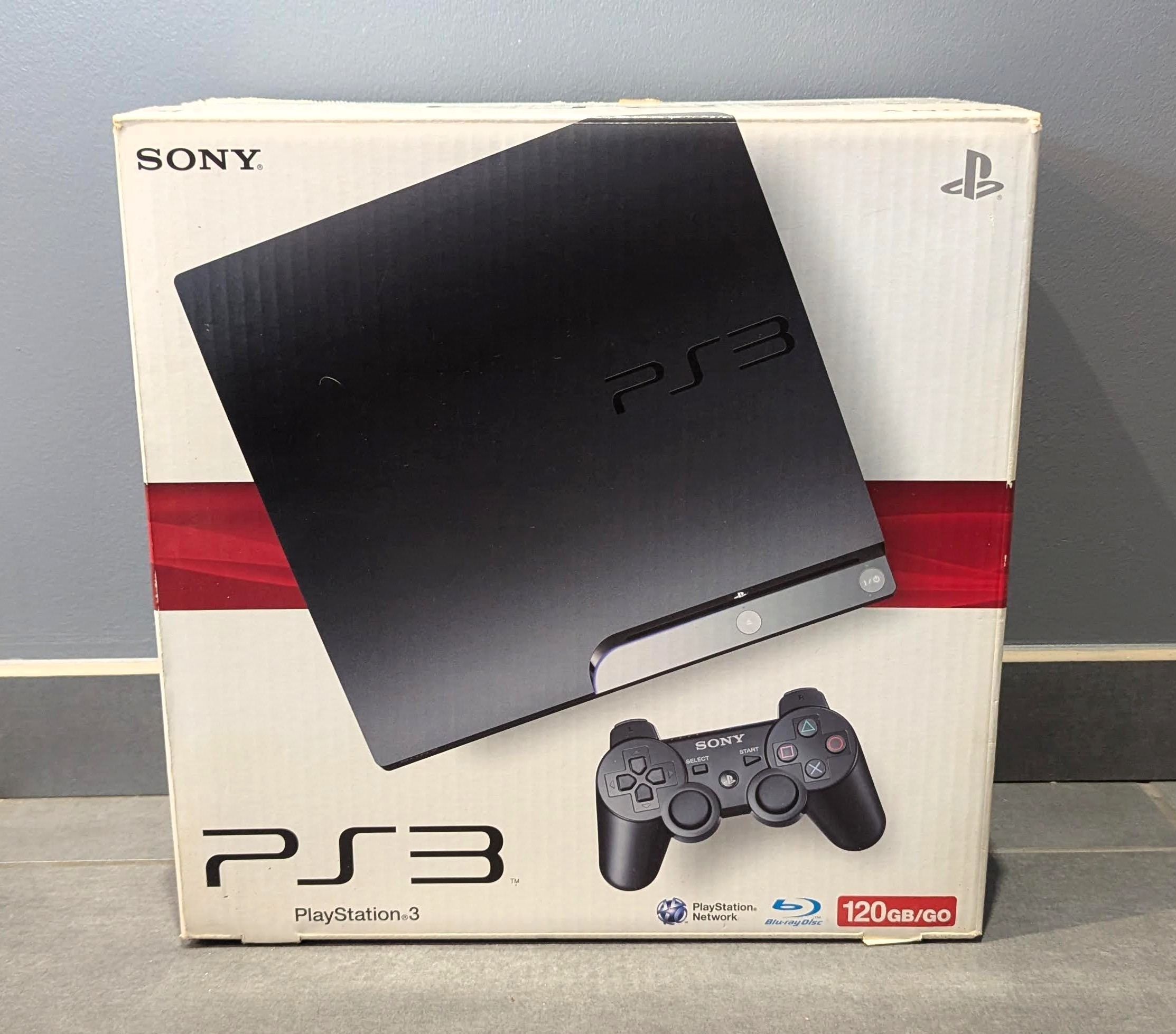 Console Sony PlayStation 3 Slim 120 Go - Noire ( CECH-2004A ) - Occasion
