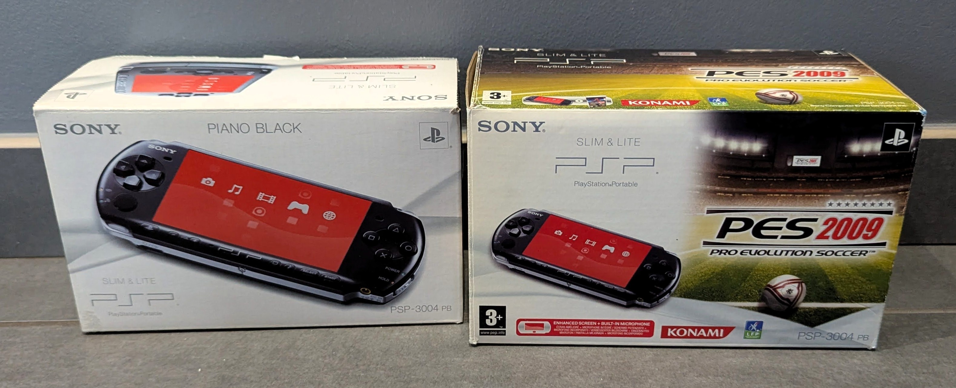 Pack Console Sony PlayStation Portable 3004 Noir + PES Pro Evolution Soccer 2009