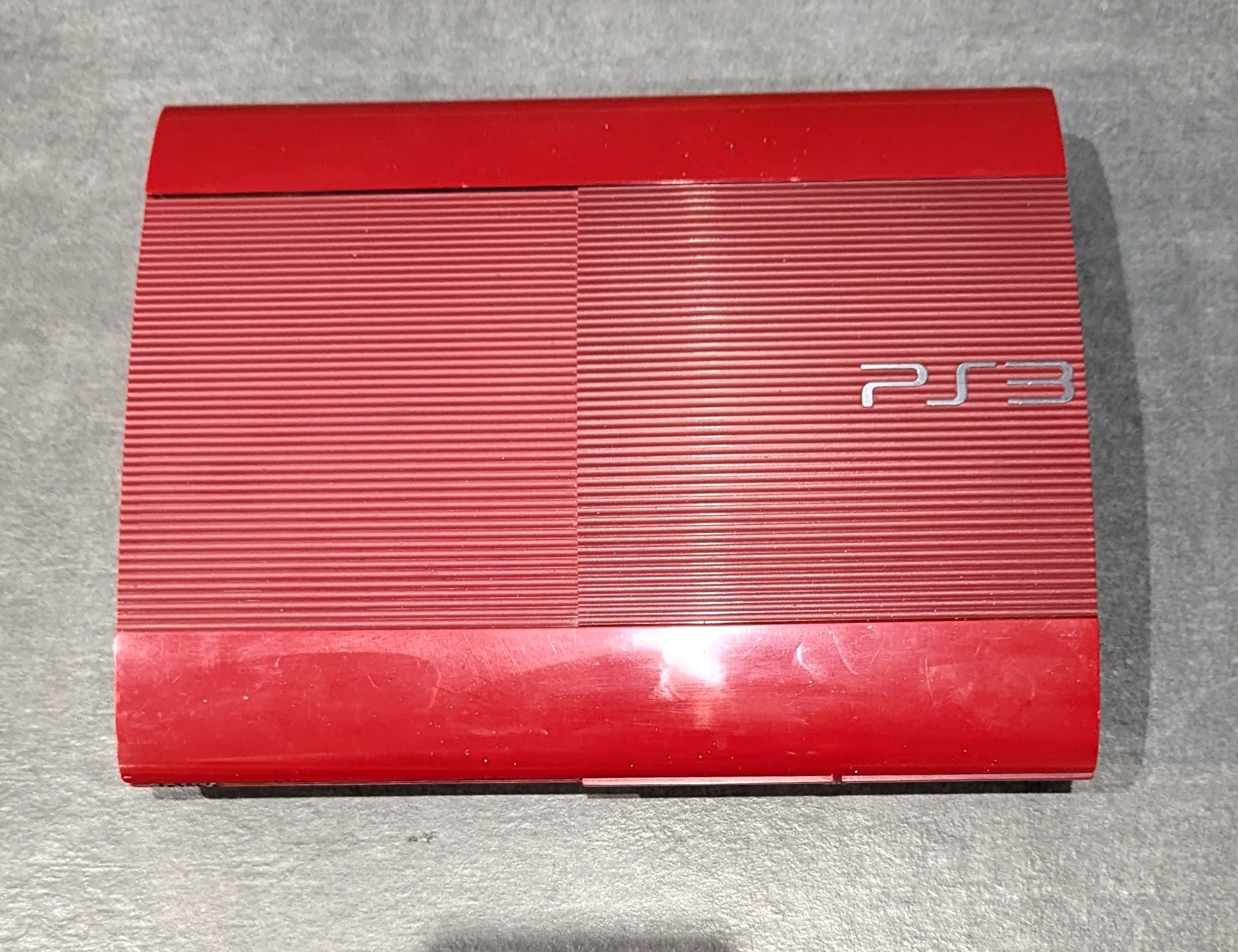 Console Sony Playstation 3 PS3 Ultra Slim Rouge CECH-4004C 500 GO