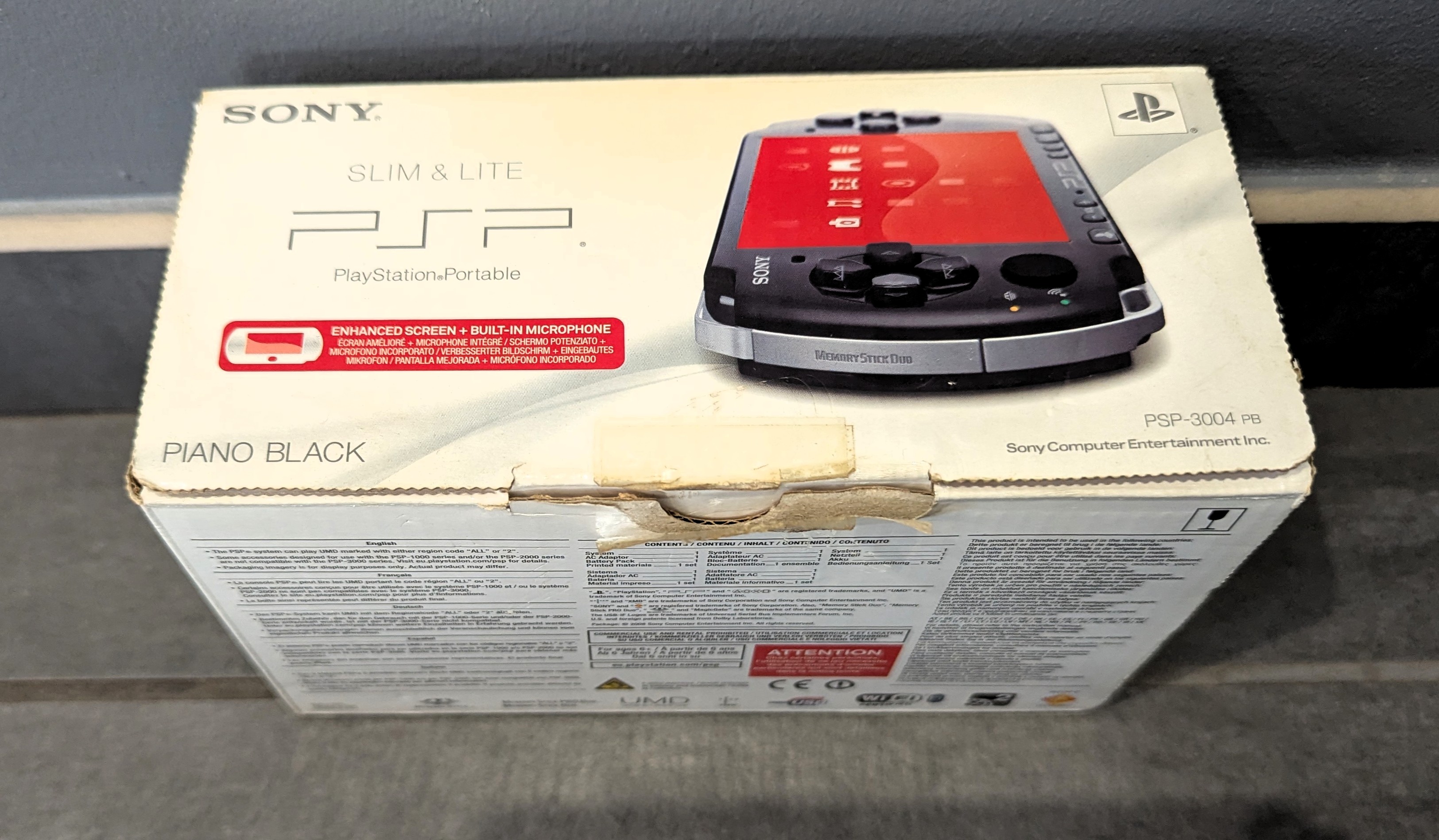 Console Sony PlayStation Portable PSP Slim & Light 3004 - Noire