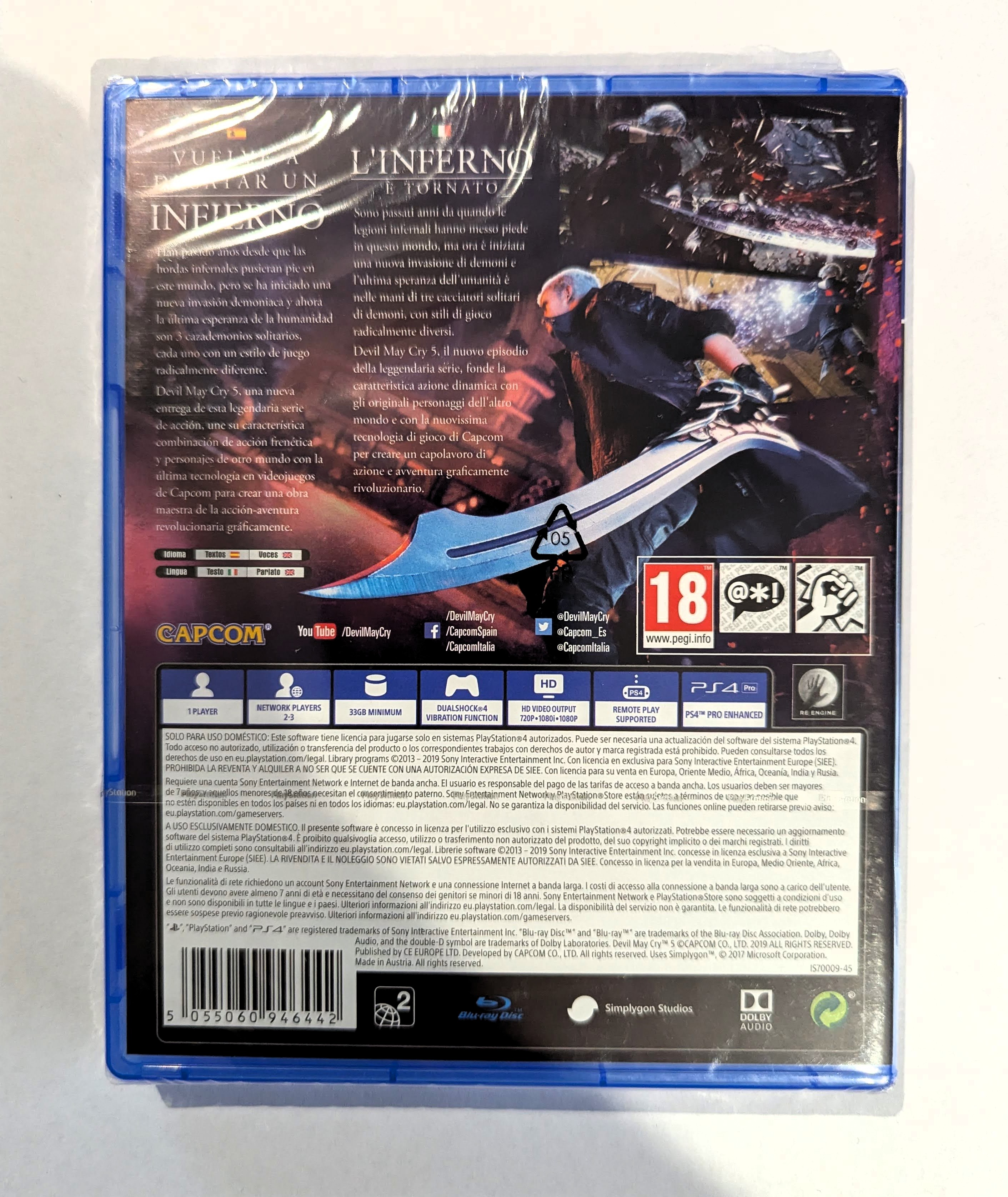 Devil May Cry 5 PS4