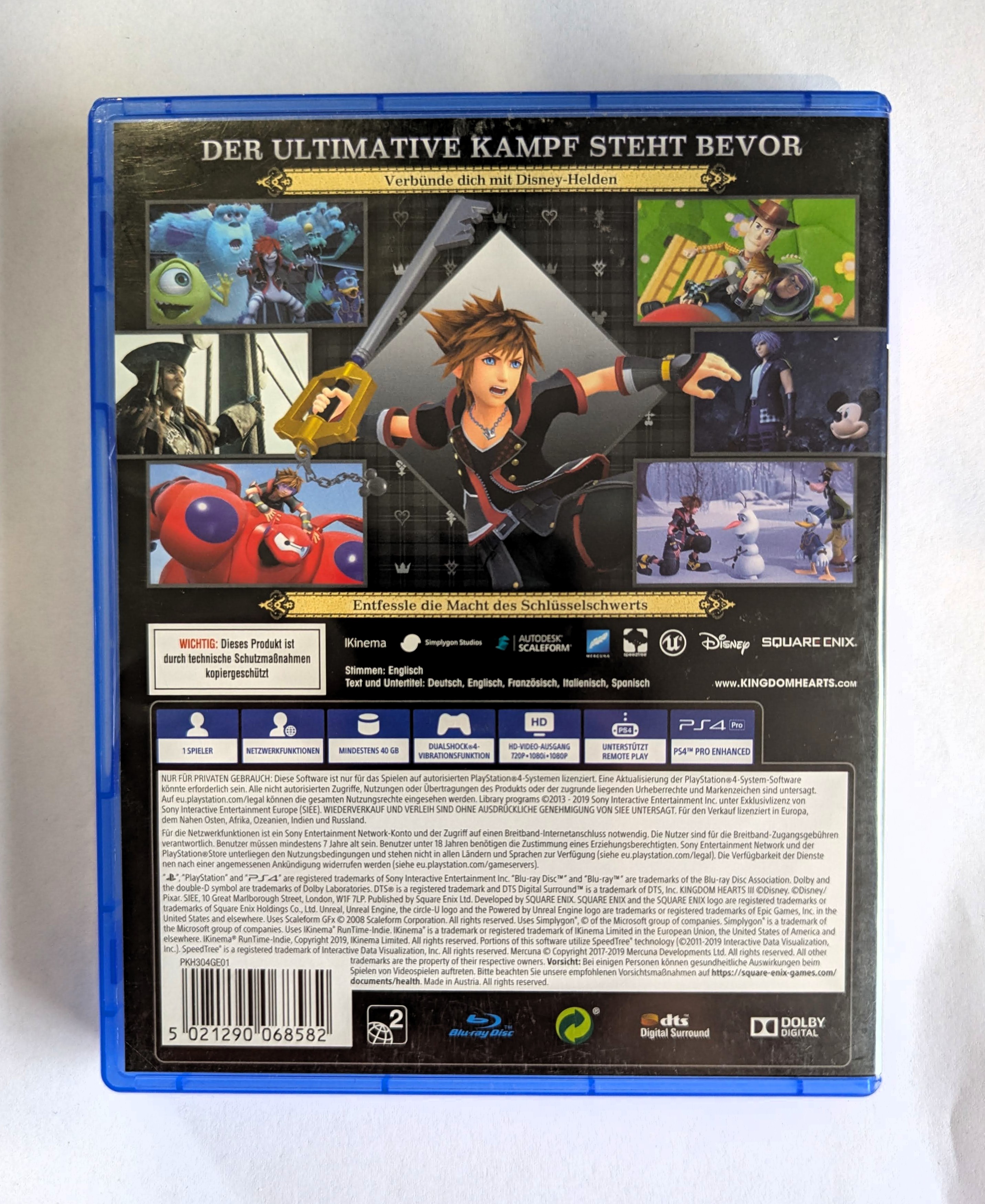 Kingdom Hearts 3 PS4