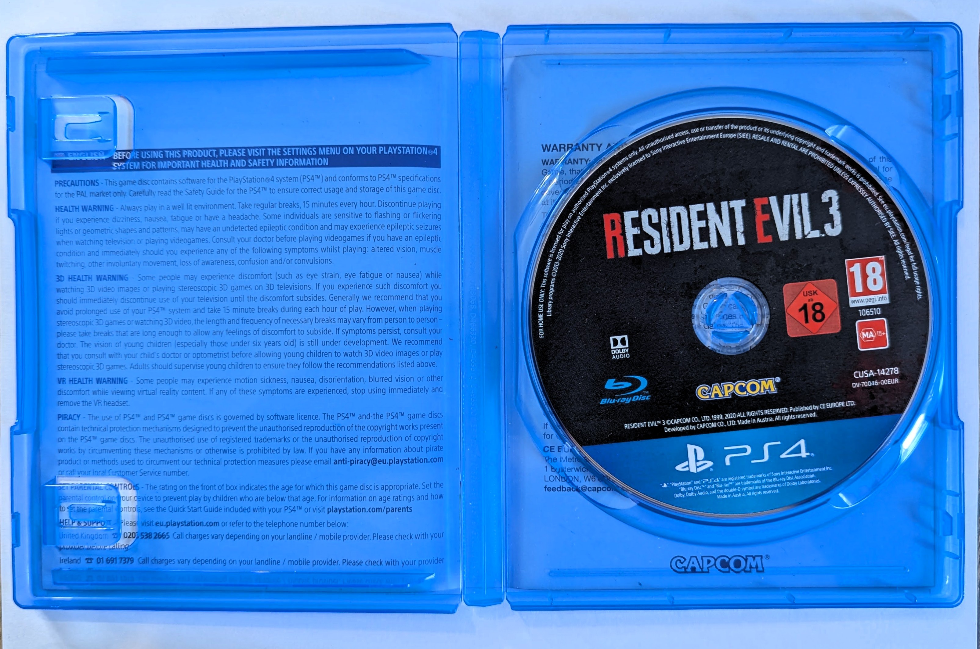 Resident Evil 3 PS4