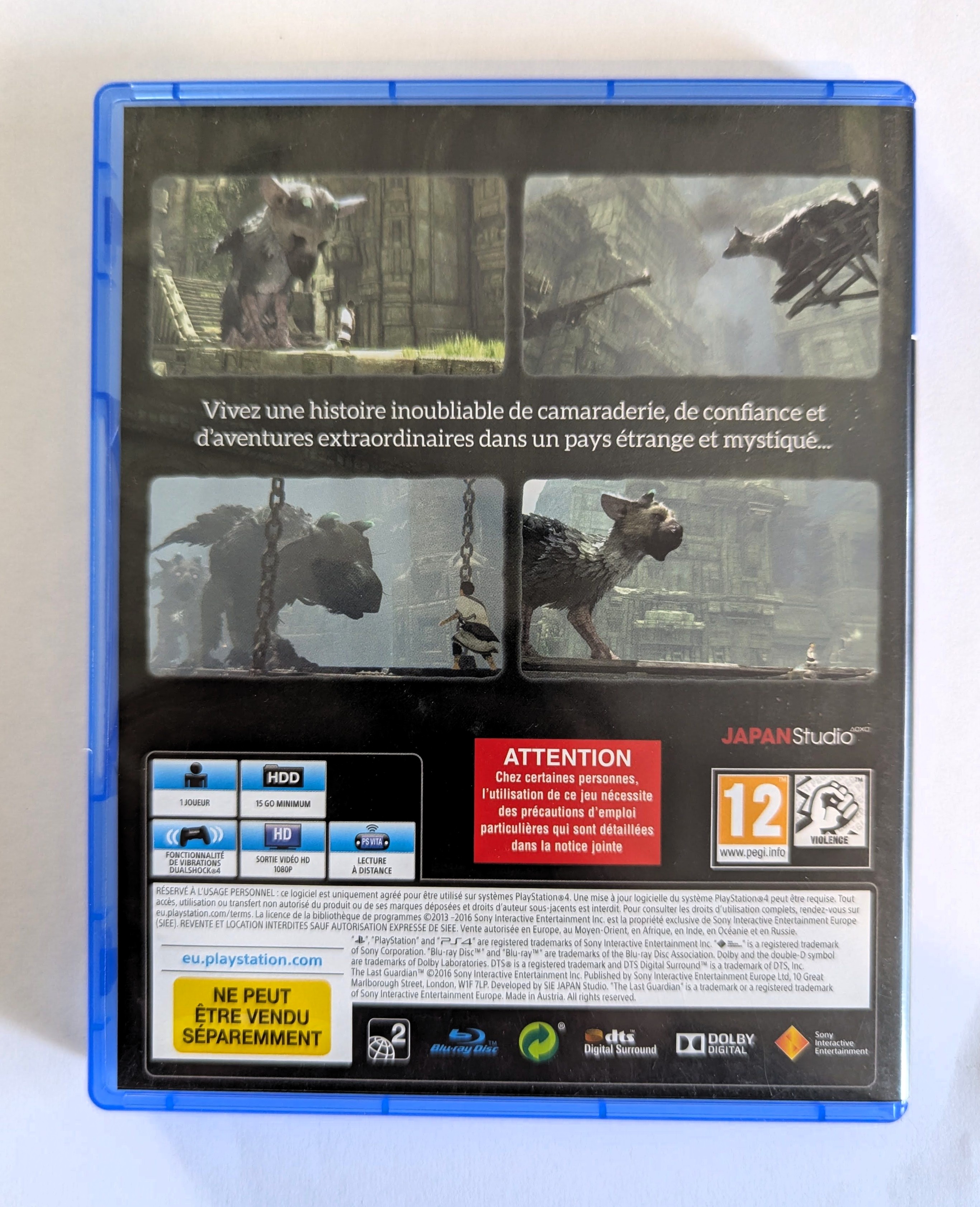 The Last Guardian PS4