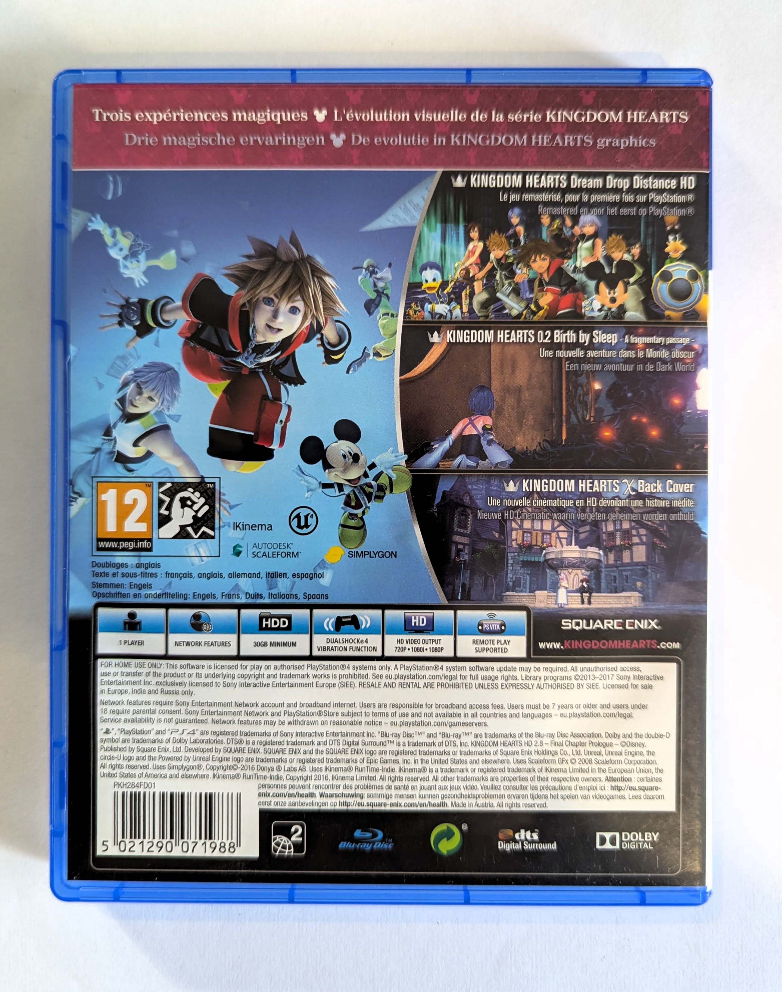 Kingdom Hearts HD 2.8 : Final Chapter Prologue PS4
