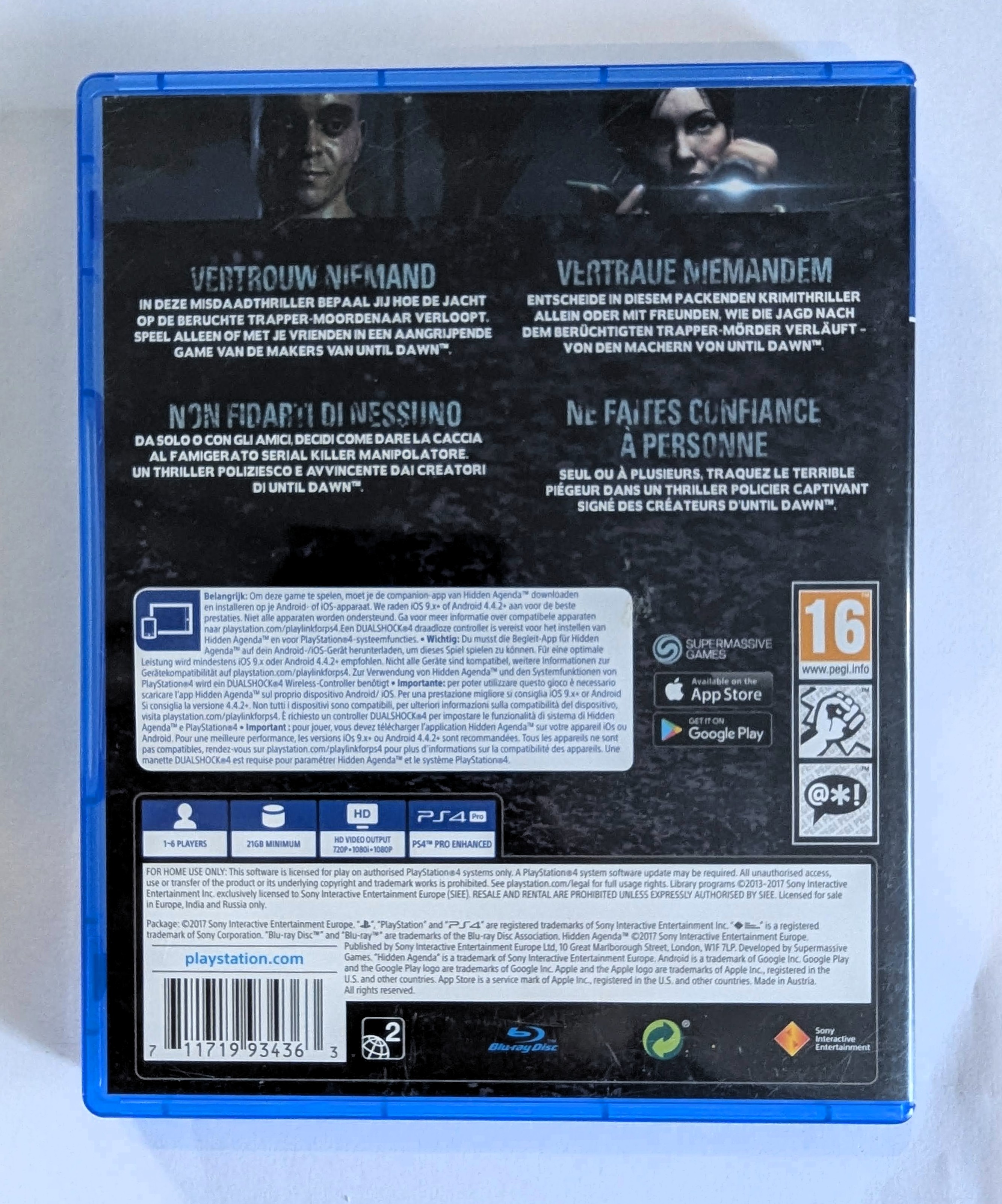 Hidden Agenda PS4