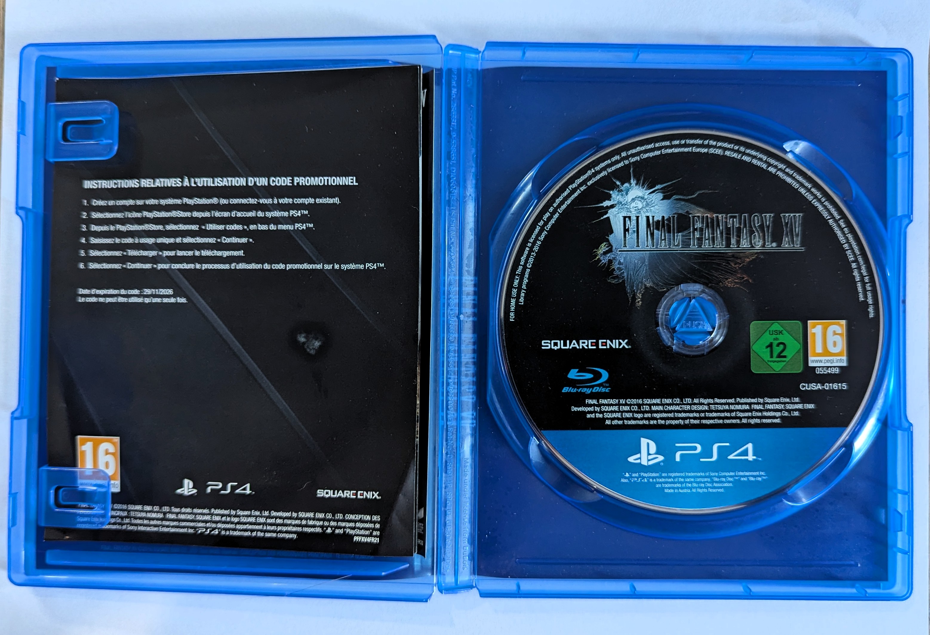 Final Fantasy XV Day One Edition PS4