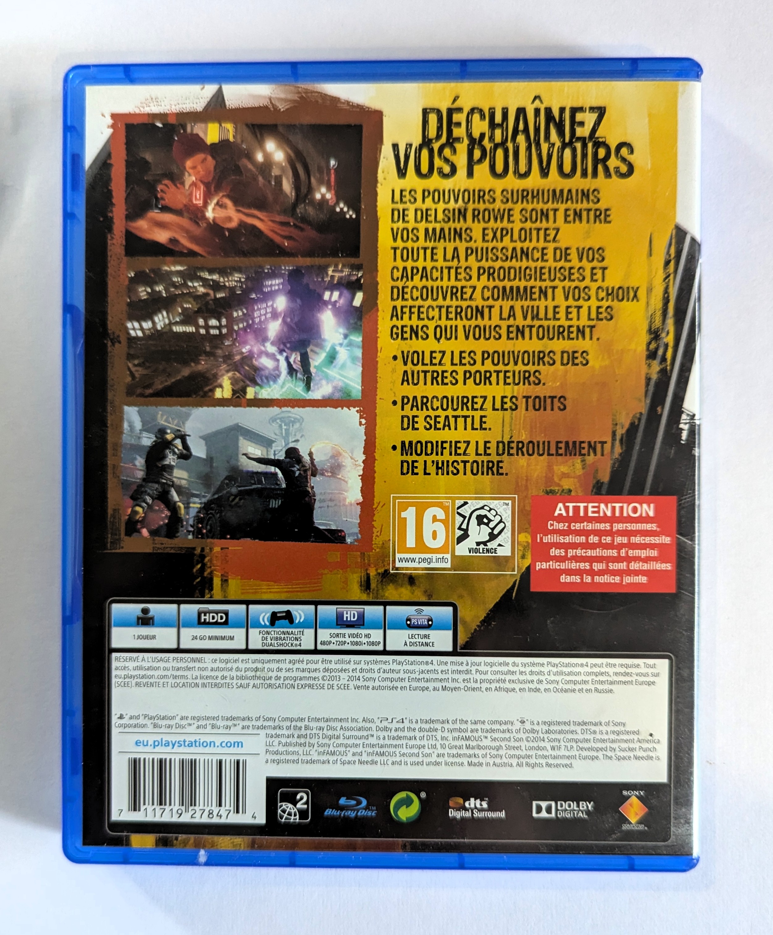 InFamous : Second Son PS4