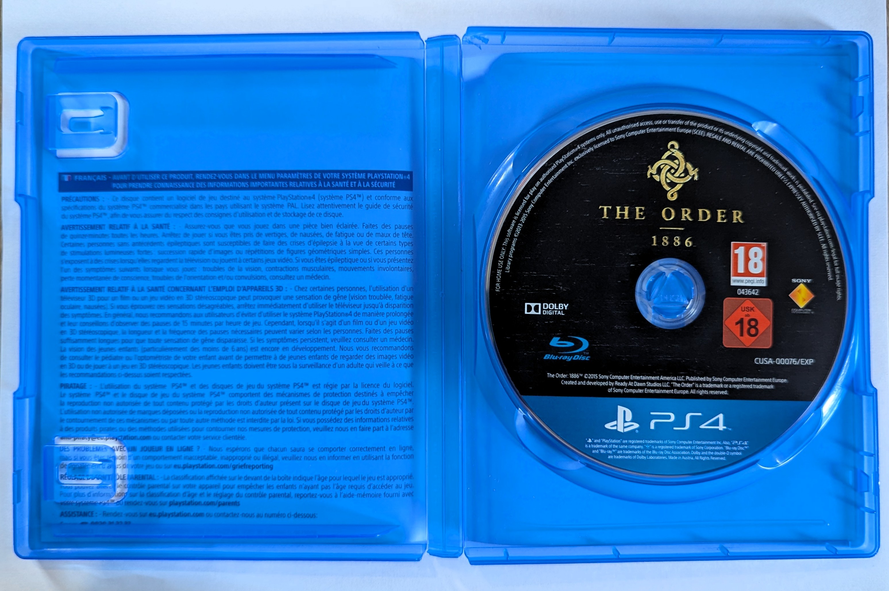 The Order : 1886 PS4