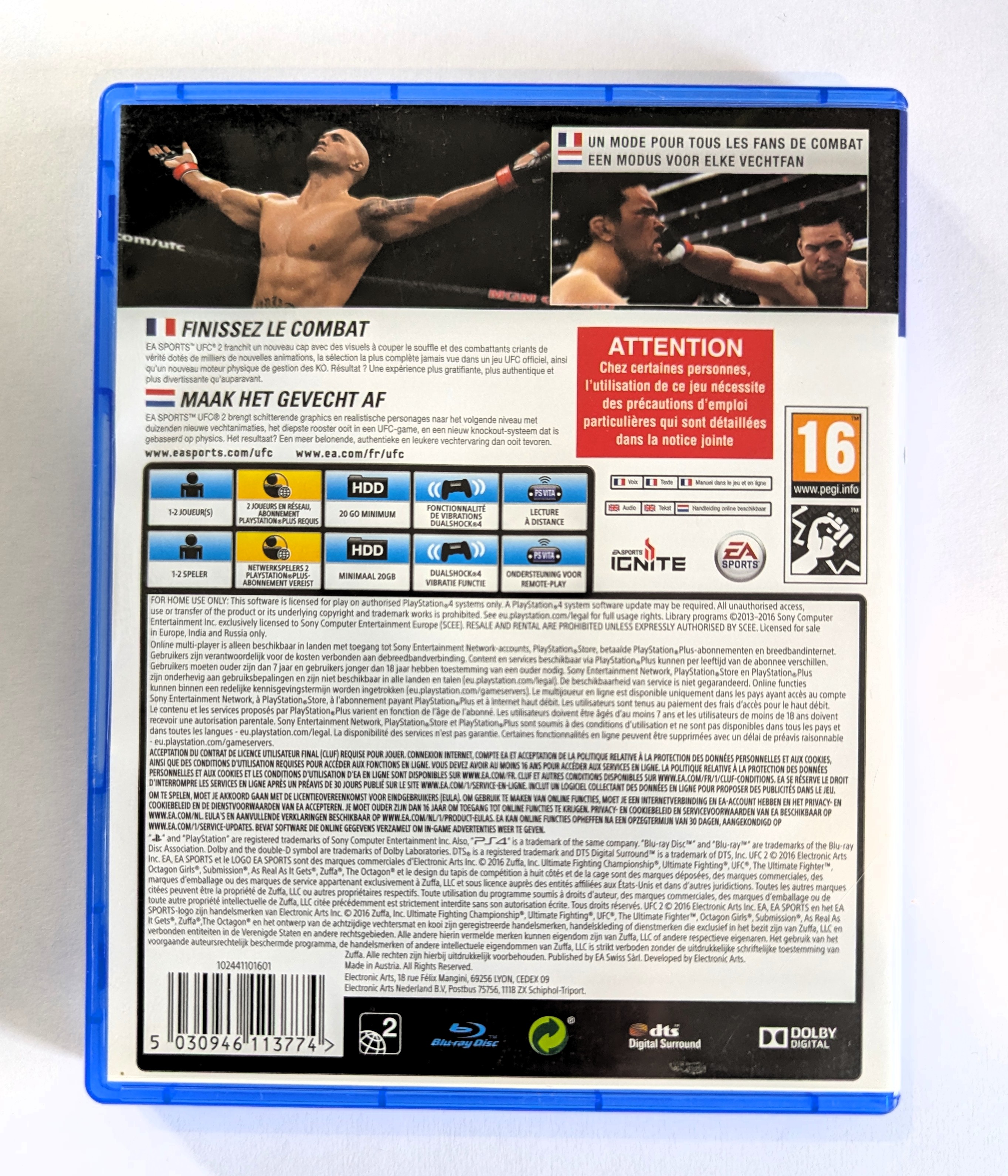 EA Sports UFC 2 PS4