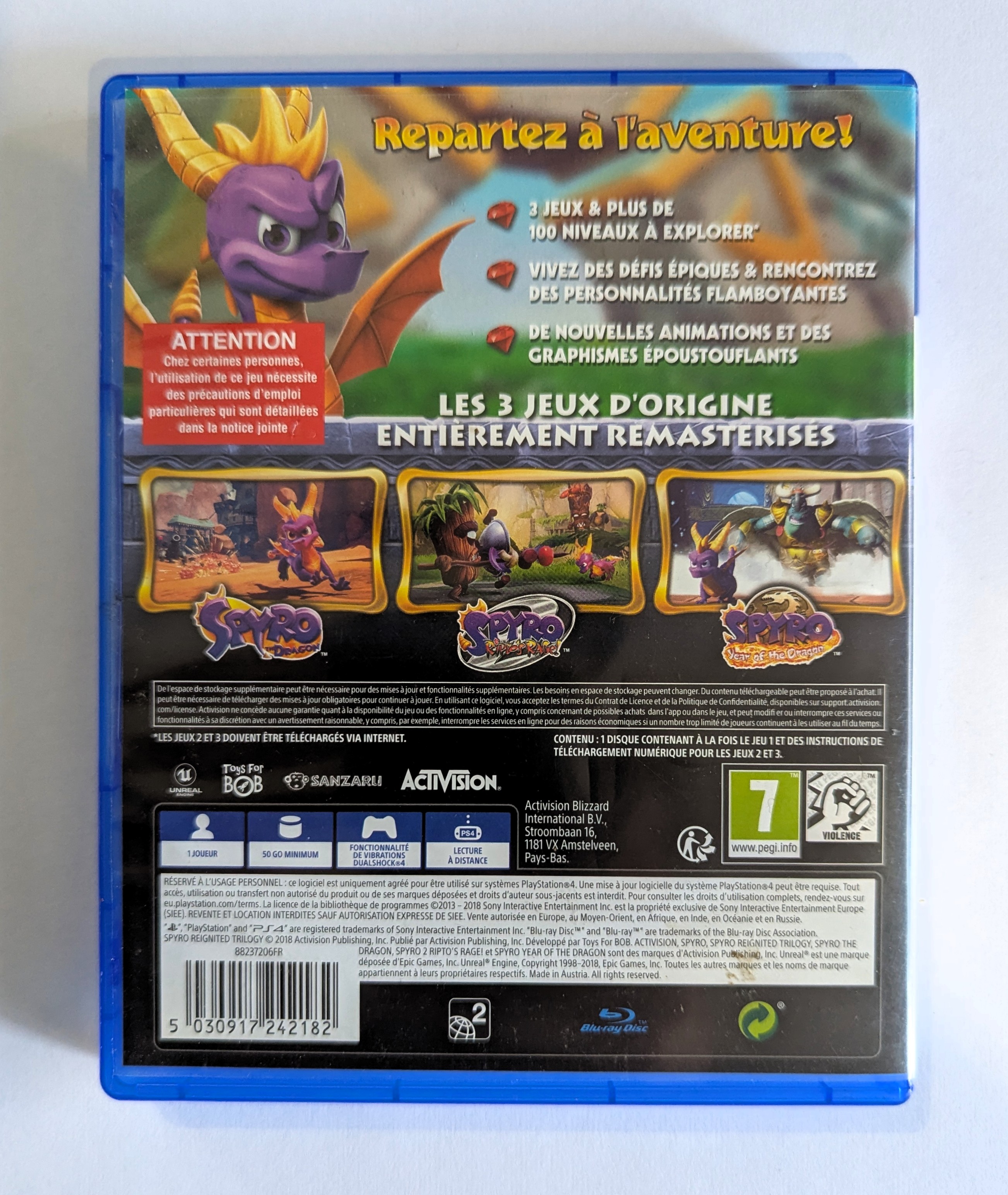 Spyro Reignited Trilogy PS4