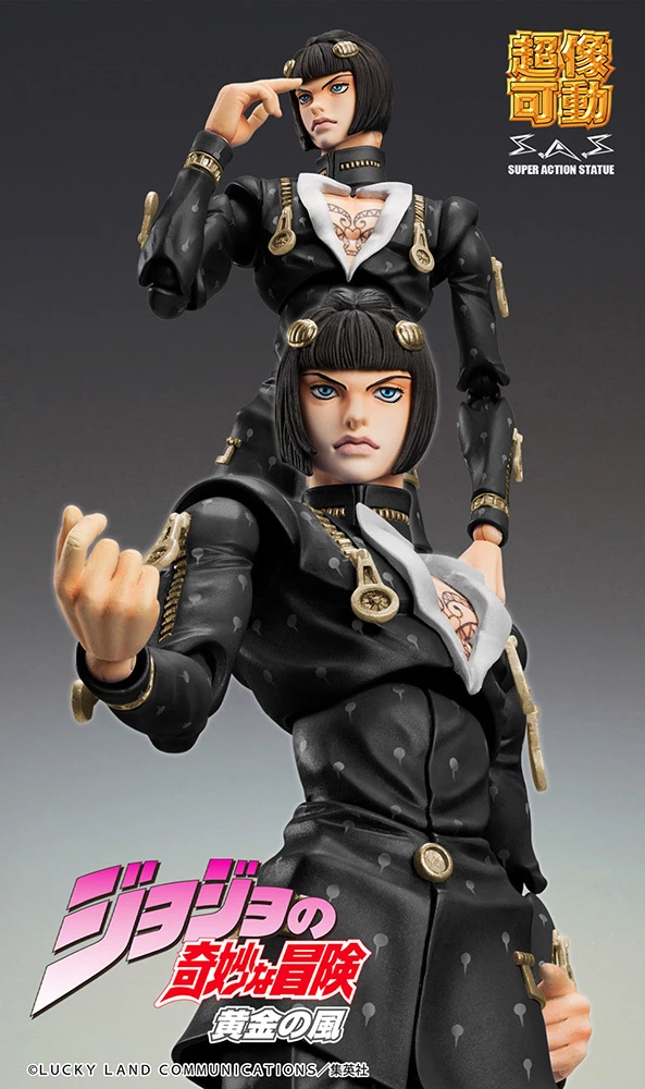Super Action Statue Bruno Bucciarati Ver. BLACK JoJo's Bizarre Adventure Part.5 Golden Wind