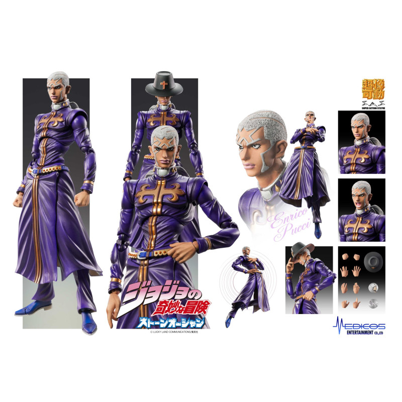 SUPER ACTION STATUE ENRICO P. JOJO'S BIZARRE ADVENTURE PART.6 STONE OCEAN