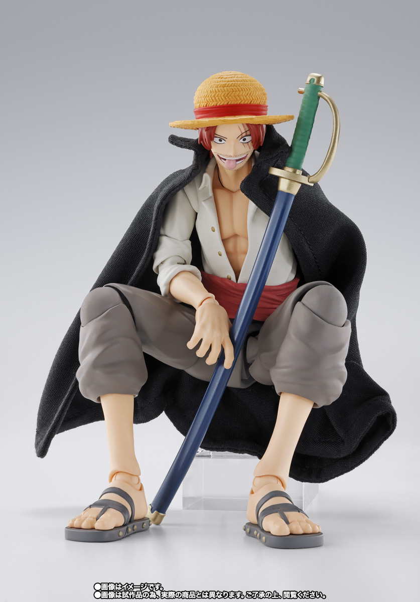 One Piece S.H. Figuarts Shanks and Monkey D. Luffy (Childhood) Action Figure