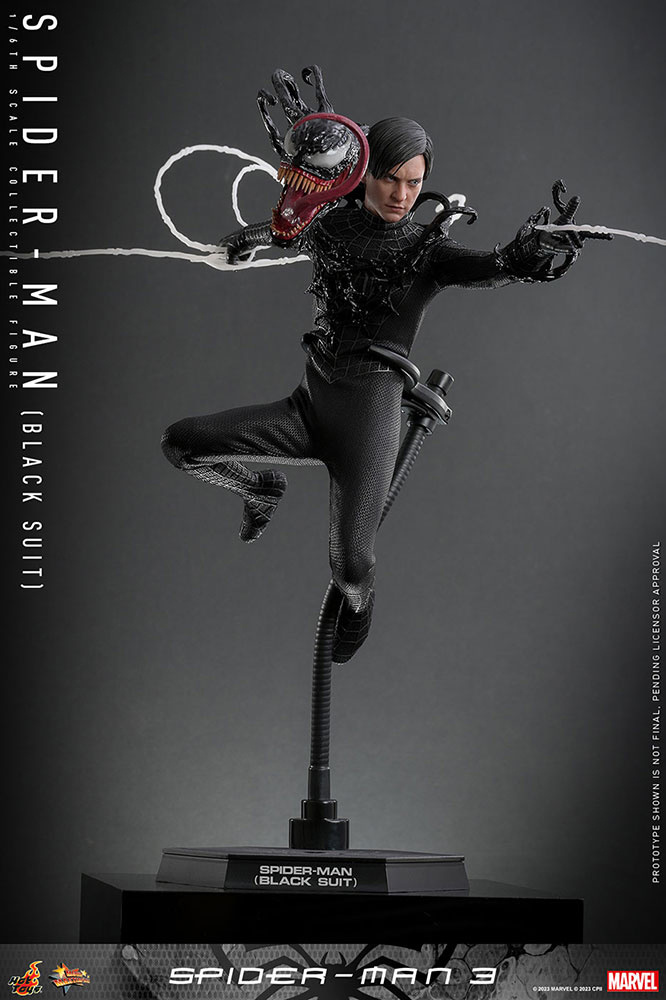 Spider-Man (Black Suit) - Movie Masterpiece Spider-Man 3 1/6 Scale Figure