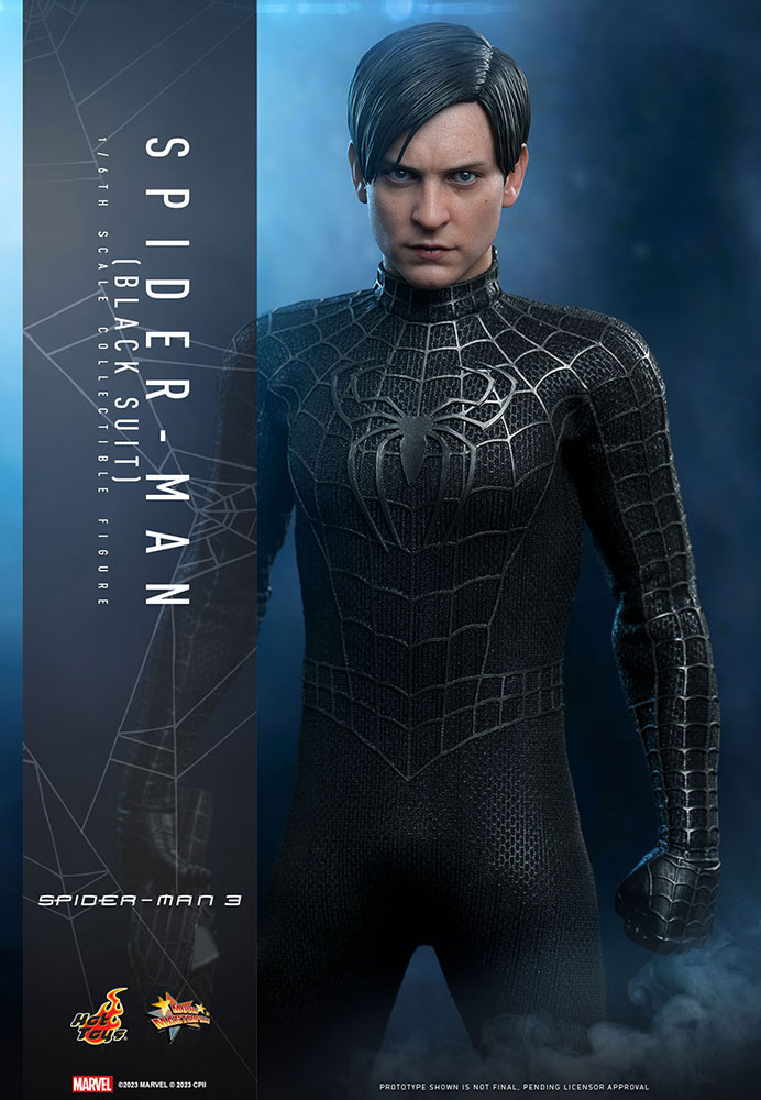 Spider-Man (Black Suit) - Movie Masterpiece Spider-Man 3 1/6 Scale Figure