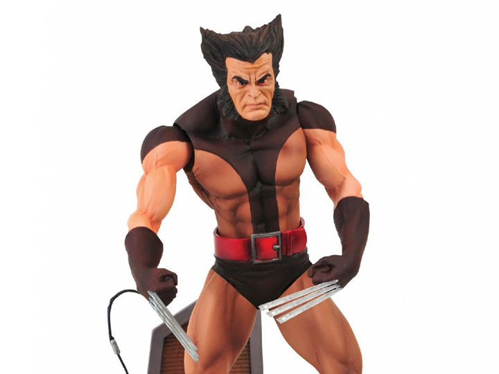 Wolverine X-Men Marvel Select (Brown Costume Unmasked)