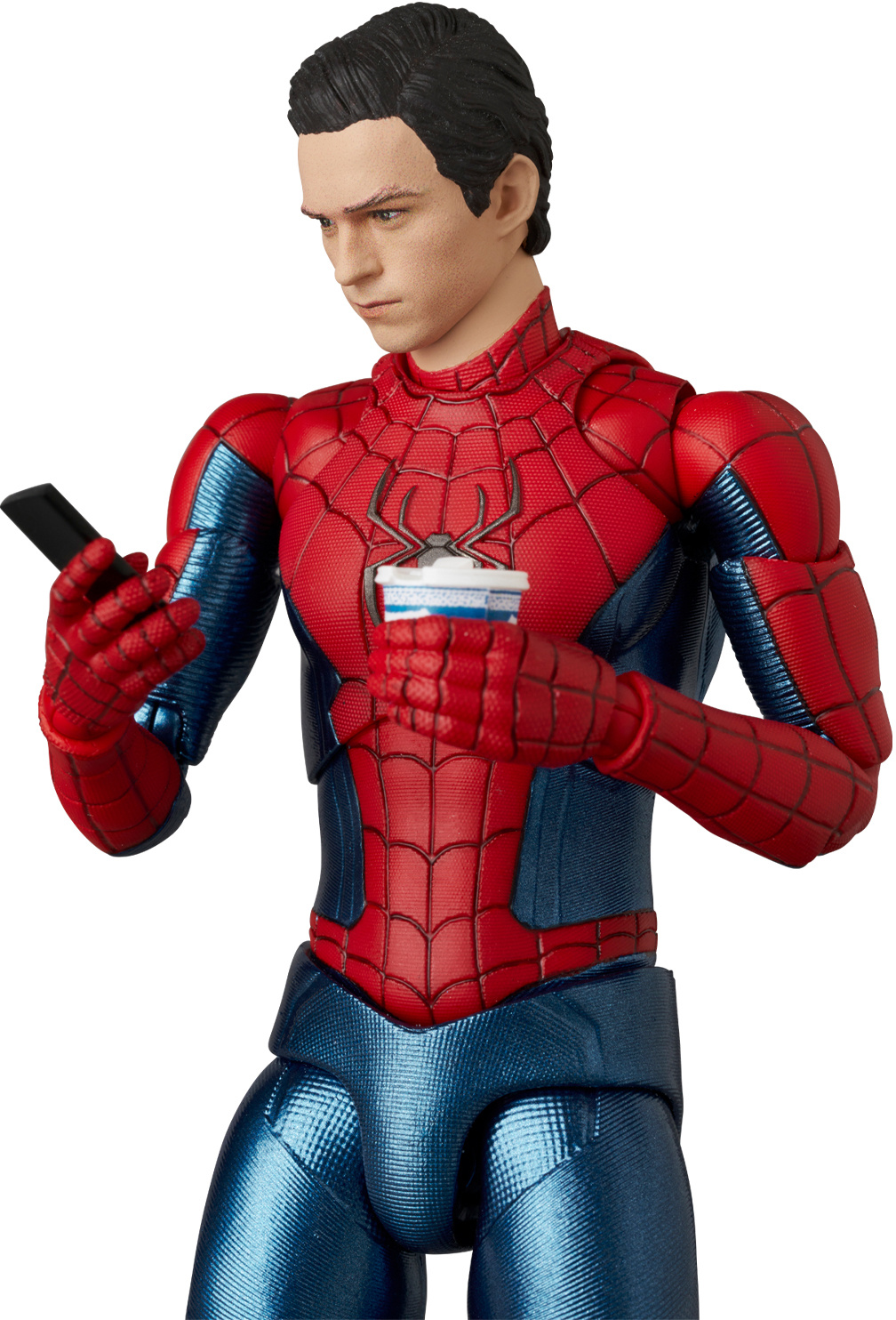Spider-Man: No Way Home MAFEX No.262 Spider-Man (New Red & Blue Suit) Action Figure