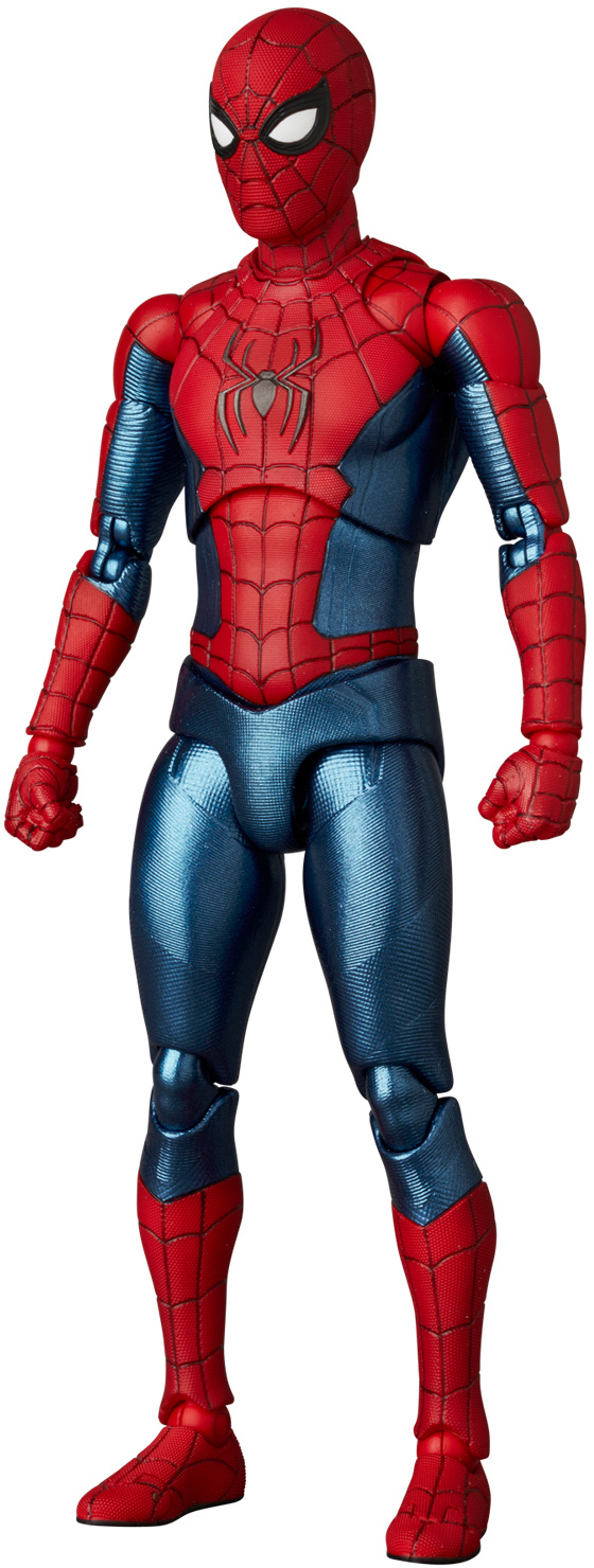 Spider-Man: No Way Home MAFEX No.262 Spider-Man (New Red & Blue Suit) Action Figure