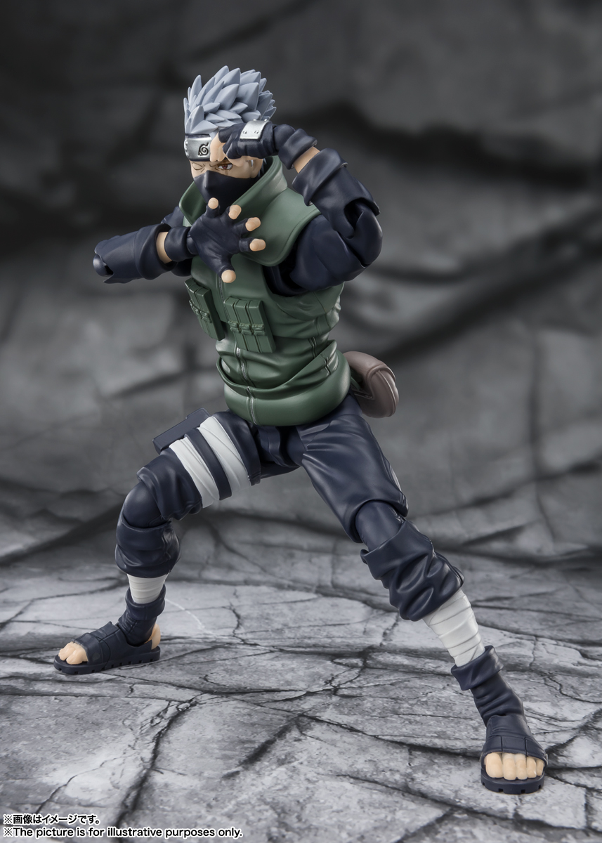 Naruto: Shippuden S.H.Figuarts Kakashi Hatake (Famed Sharingan Hero) Action Figure
