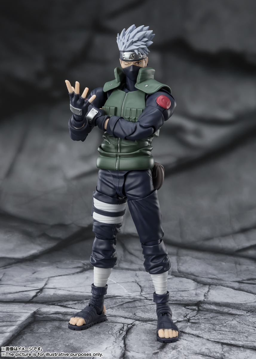 Naruto: Shippuden S.H.Figuarts Kakashi Hatake (Famed Sharingan Hero) Action Figure