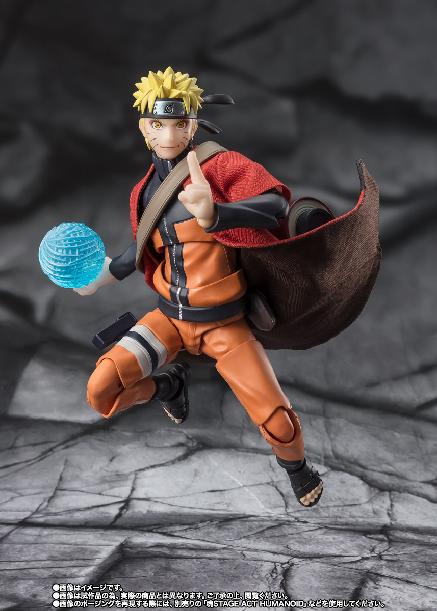 Naruto: Shippuden S.H.Figuarts Naruto Uzumaki (Sage Mode Savior of Konoha) Exclusive Action Figure