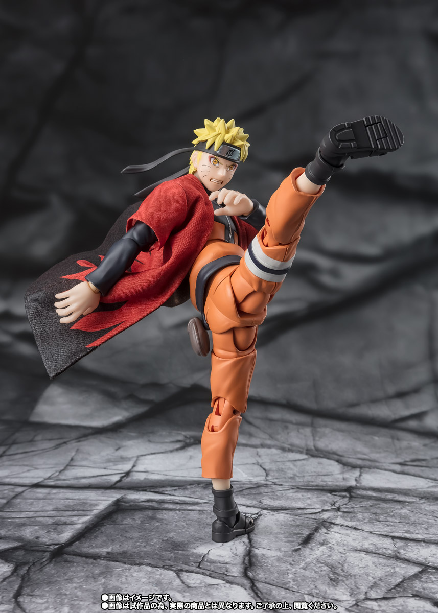 Naruto: Shippuden S.H.Figuarts Naruto Uzumaki (Sage Mode Savior of Konoha) Exclusive Action Figure