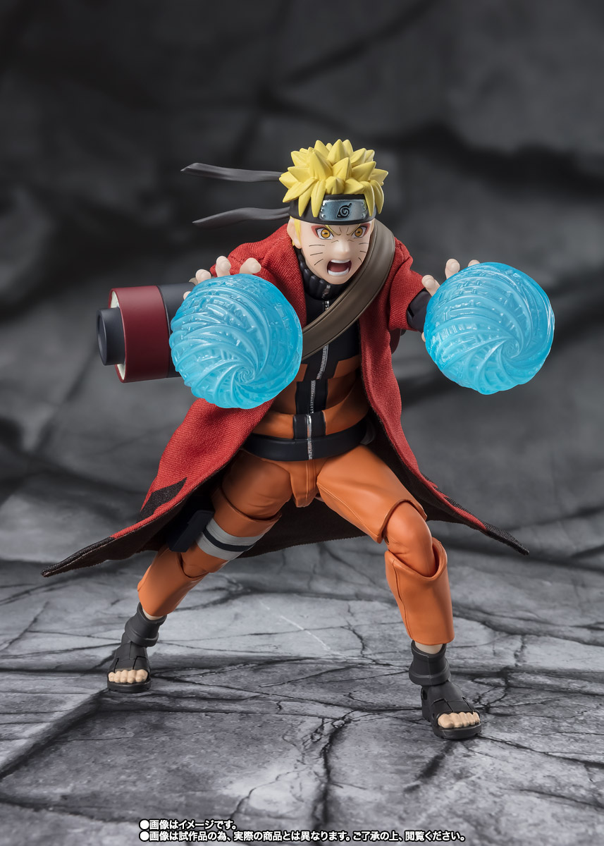 Naruto: Shippuden S.H.Figuarts Naruto Uzumaki (Sage Mode Savior of Konoha) Exclusive Action Figure