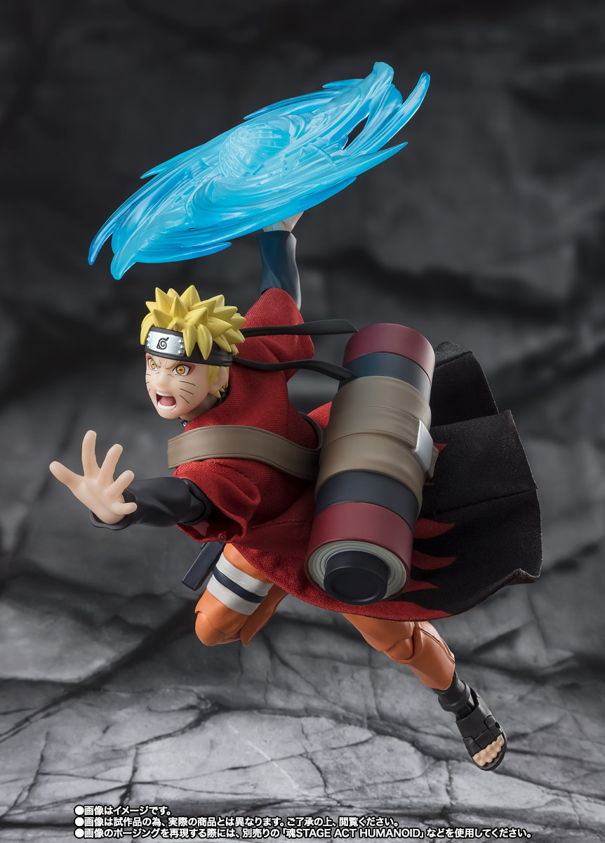 Naruto: Shippuden S.H.Figuarts Naruto Uzumaki (Sage Mode Savior of Konoha) Exclusive Action Figure
