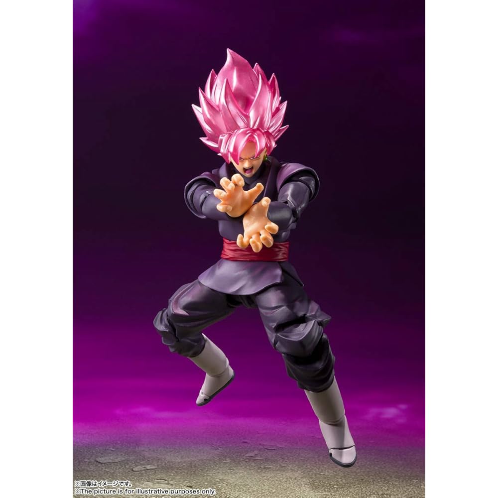 Dragon Ball Super S.H Figuarts Goku Black Super Saiyan Rose Action Figure (Reissue)