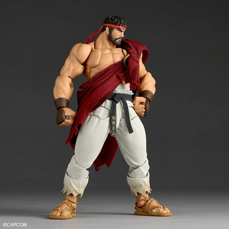 Revoltech Amazing Yamaguchi : Ryu Street Fighter 6 | Action Figure Limited Bonus Set
