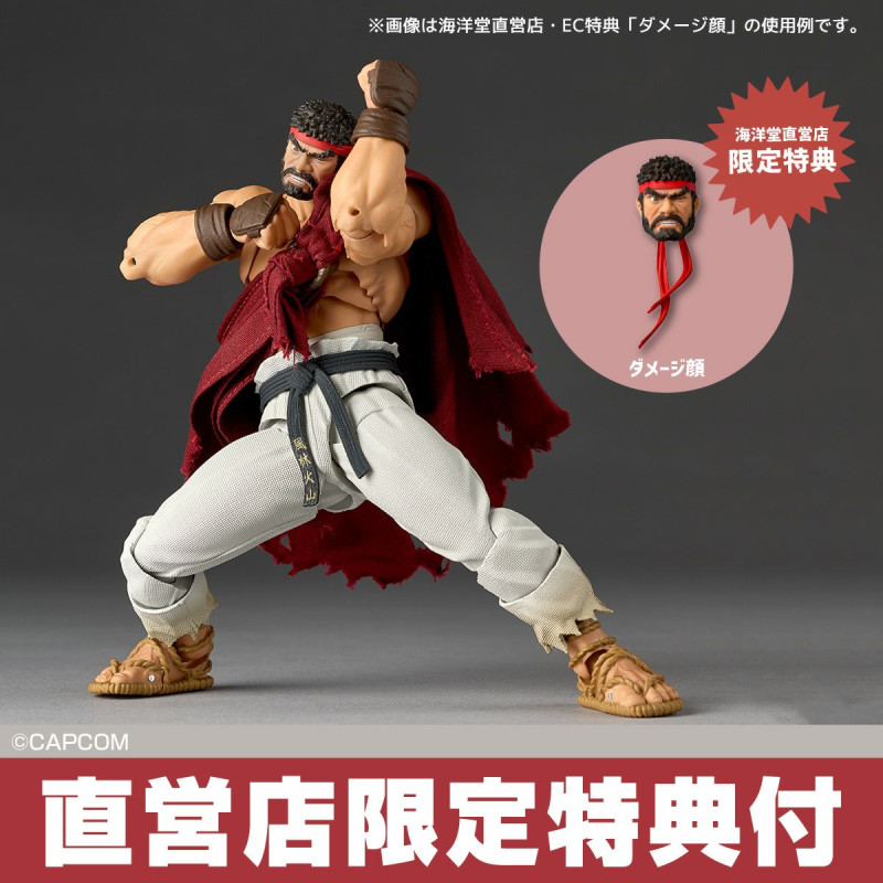 Revoltech Amazing Yamaguchi : Ryu Street Fighter 6 | Action Figure Limited Bonus Set