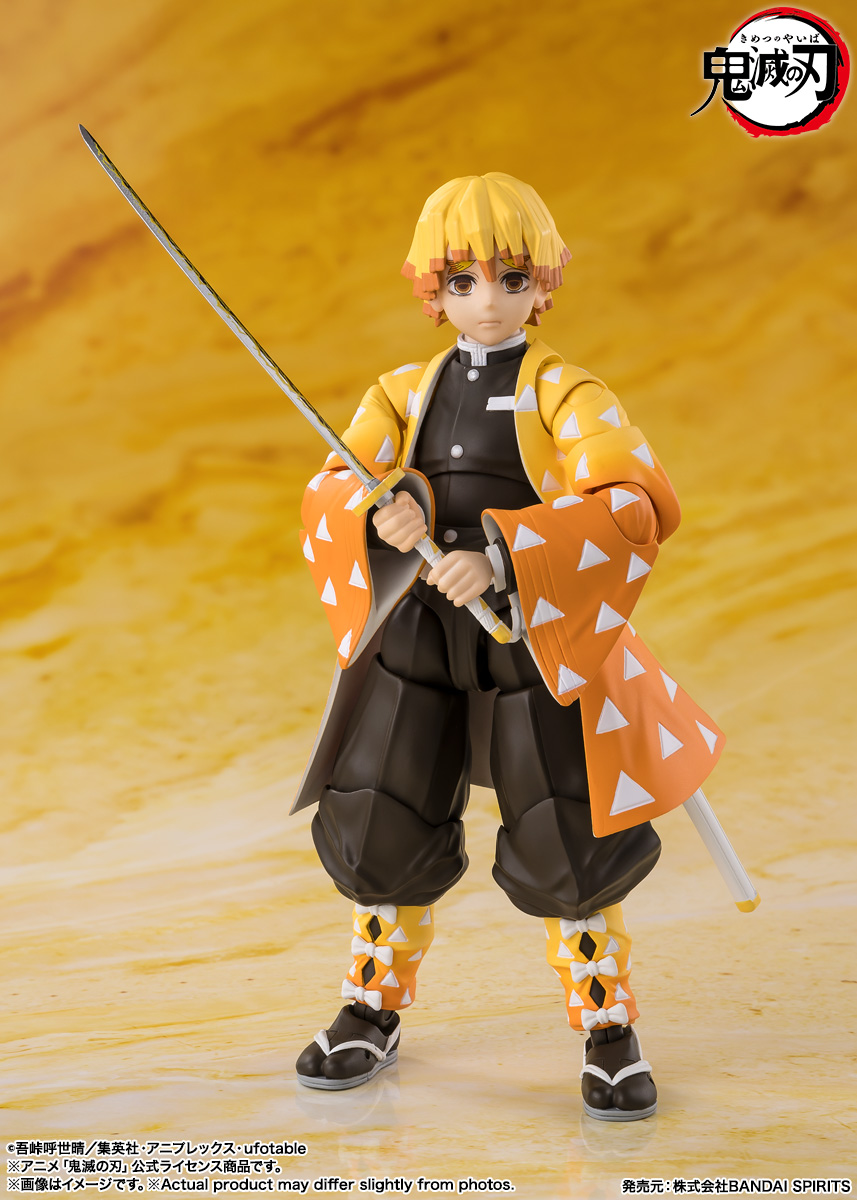 Demon Slayer: Kimetsu no Yaiba SH Figuarts Zenitsu Agatsuma Action Figure