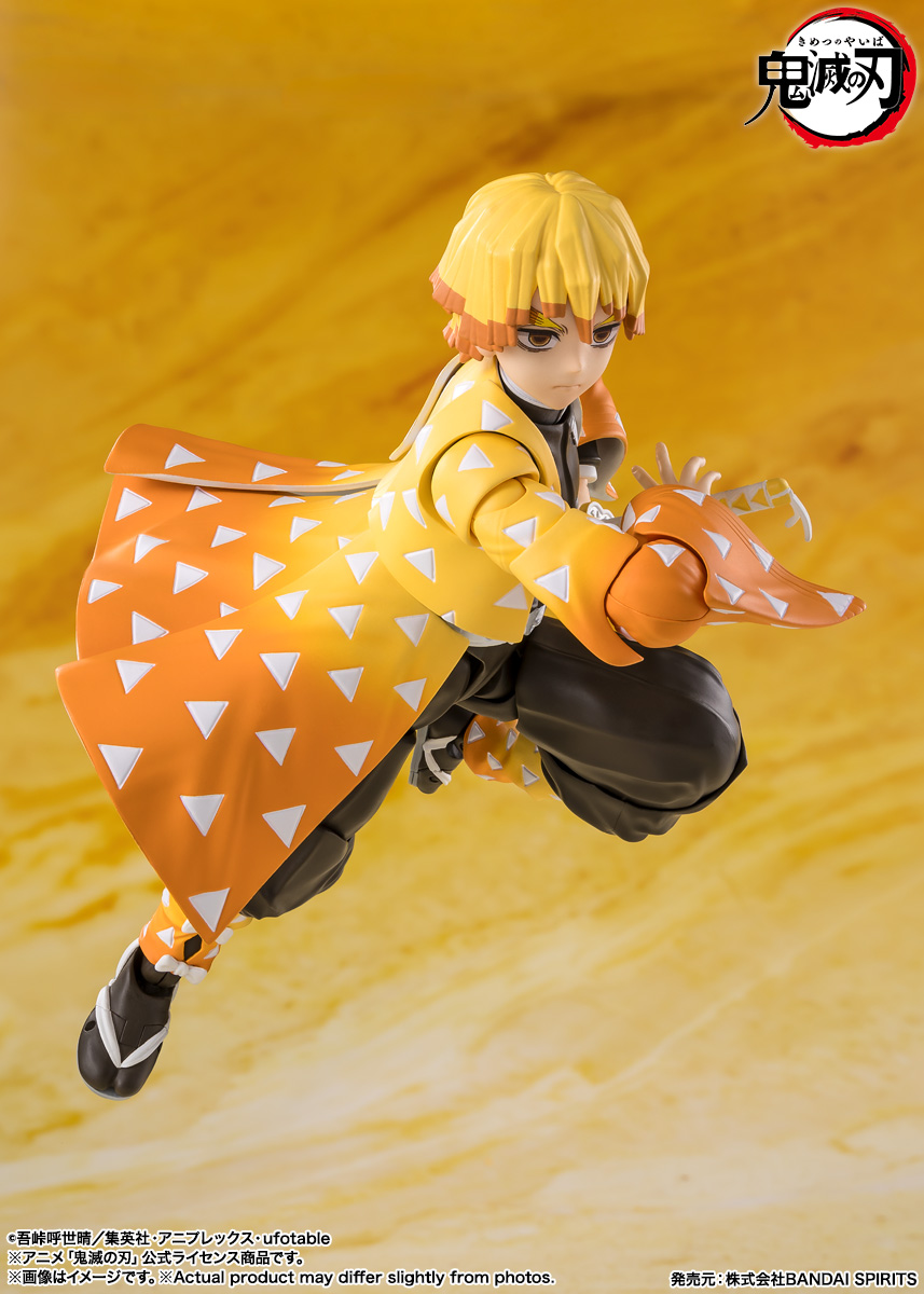 Demon Slayer: Kimetsu no Yaiba SH Figuarts Zenitsu Agatsuma Action Figure