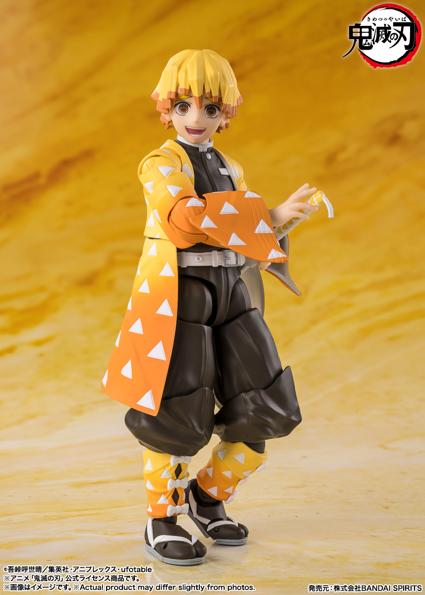 Demon Slayer: Kimetsu no Yaiba SH Figuarts Zenitsu Agatsuma Action Figure