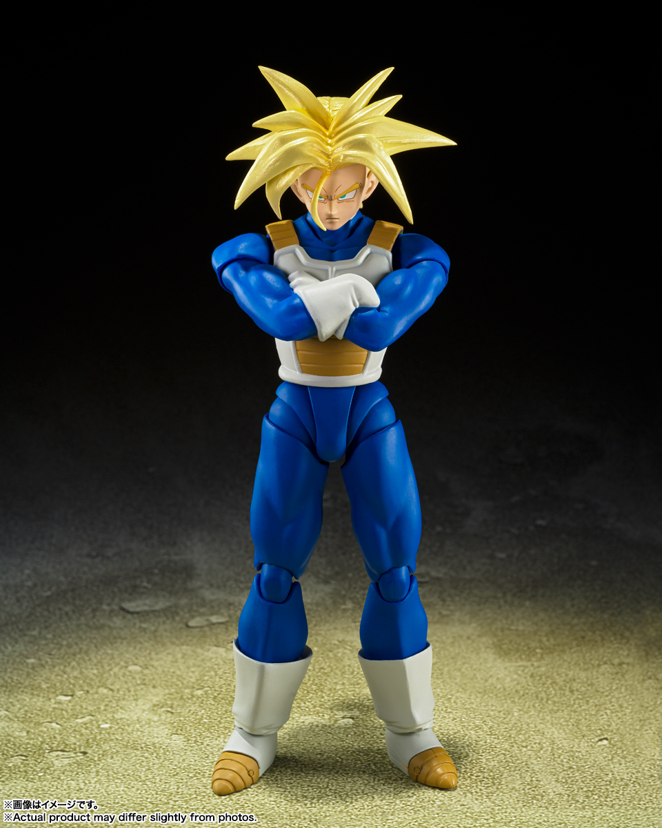 Dragon Ball Z S.H.Figuarts Super Saiyan Trunks (Latent Power) Action Figure : Re-Run