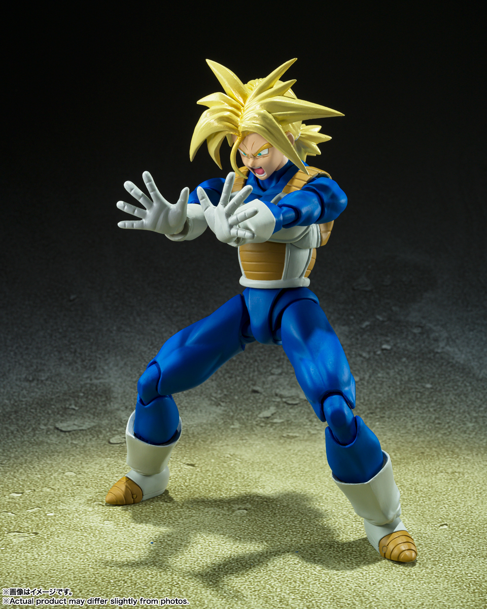 Dragon Ball Z S.H.Figuarts Super Saiyan Trunks (Latent Power) Action Figure : Re-Run