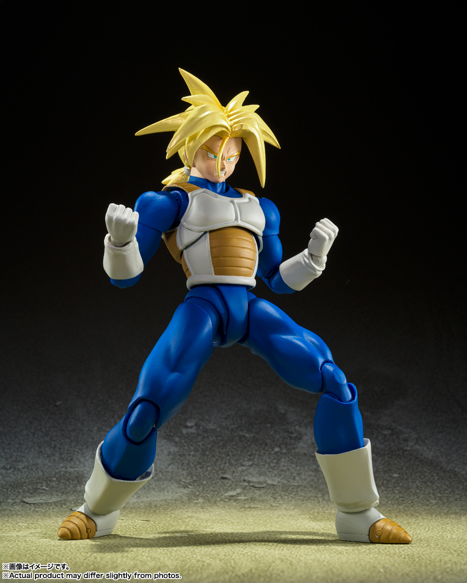 Dragon Ball Z S.H.Figuarts Super Saiyan Trunks (Latent Power) Action Figure : Re-Run