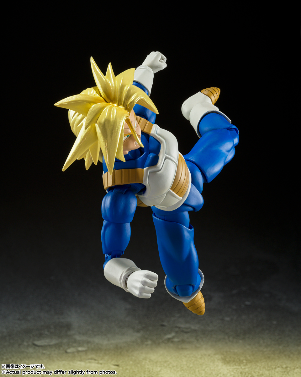 Dragon Ball Z S.H.Figuarts Super Saiyan Trunks (Latent Power) Action Figure : Re-Run