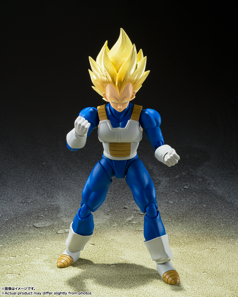 Dragon Ball Z S.H.Figuarts Super Saiyan Vegeta (Awakening Super Saiyan Blood) Action Figure : Re-Run