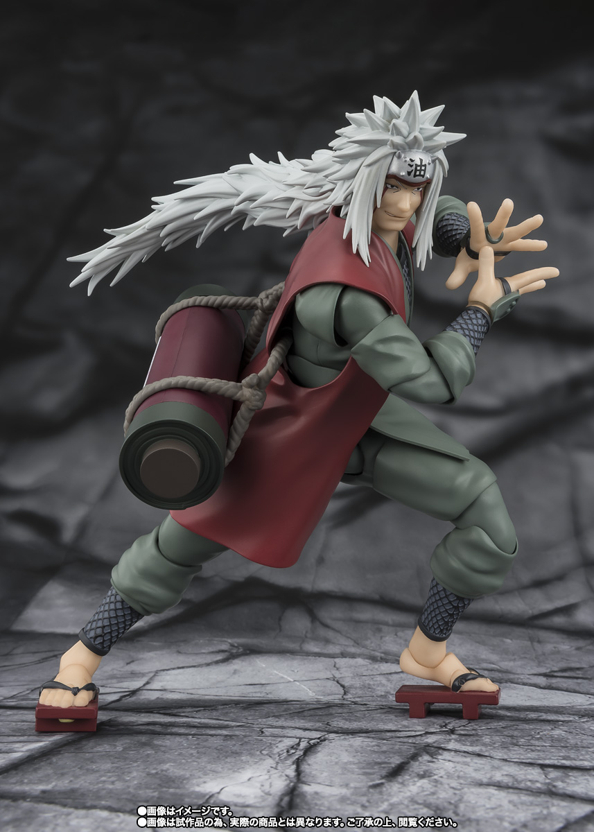 Jiraiya -Hidden Leaf Heroic Master Sage- (Sage Mode Set) SH Figuarts