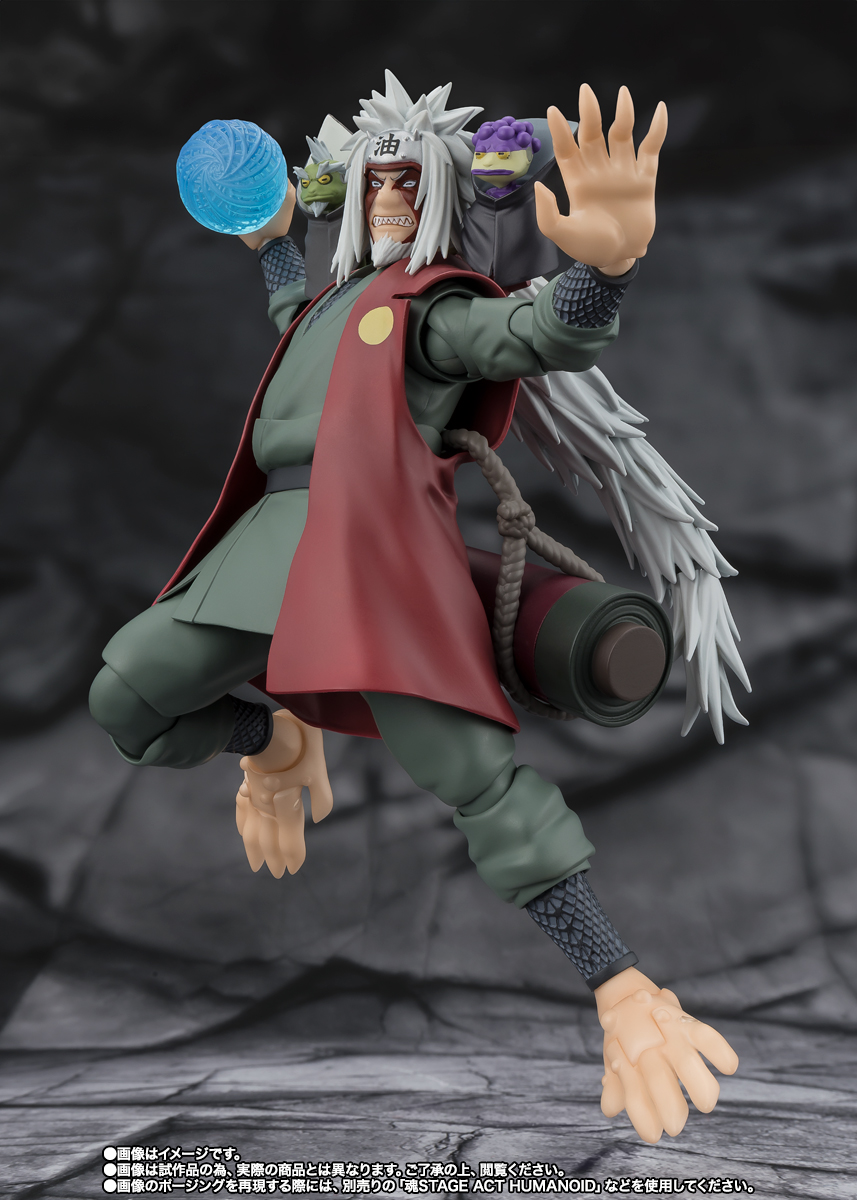 Jiraiya -Hidden Leaf Heroic Master Sage- (Sage Mode Set) SH Figuarts