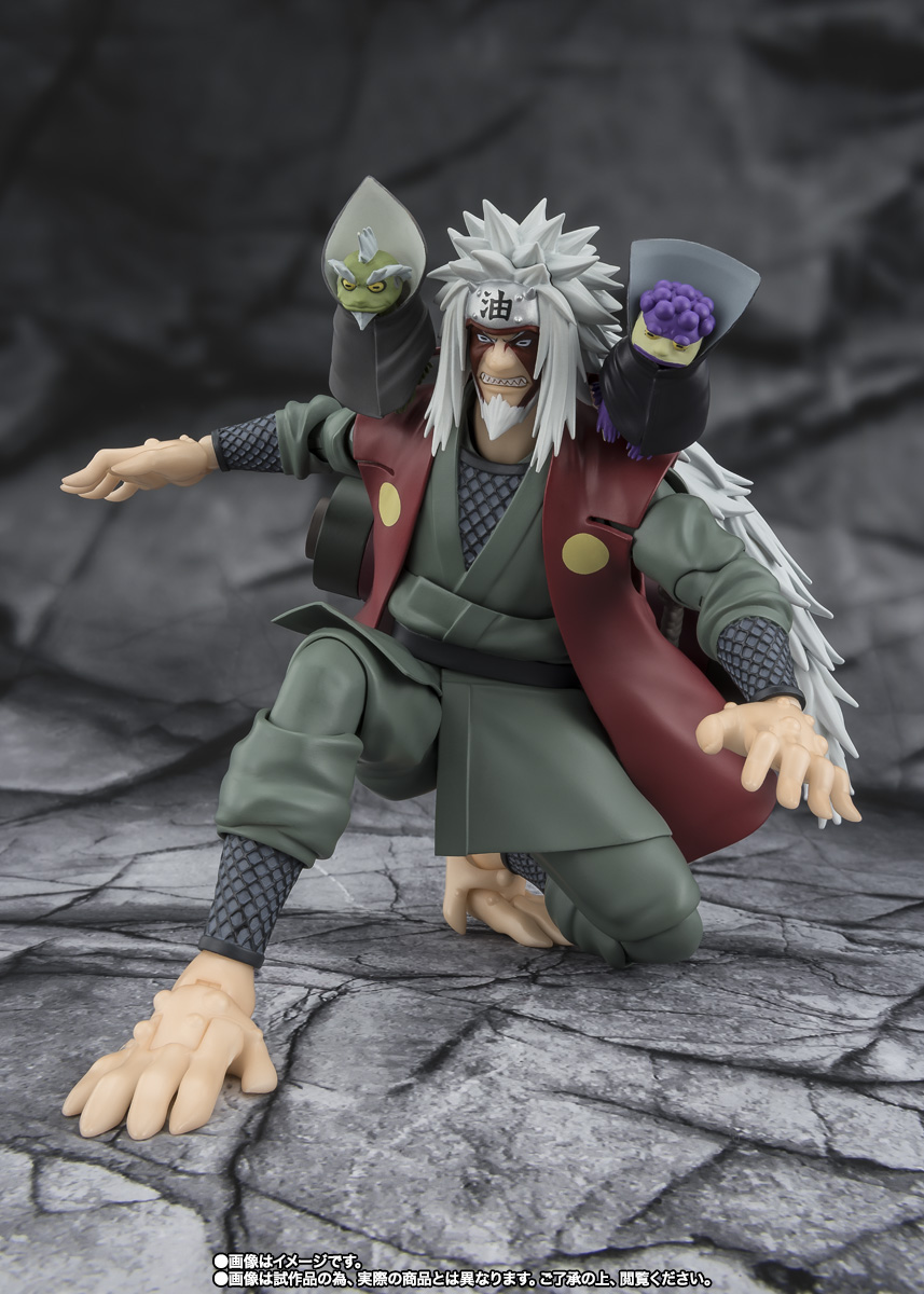 Jiraiya -Hidden Leaf Heroic Master Sage- (Sage Mode Set) SH Figuarts