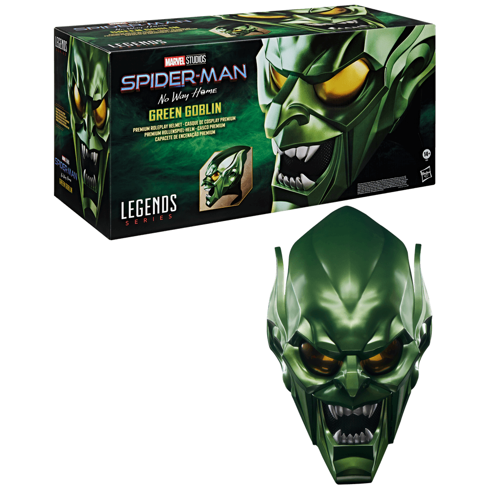 Spider-Man: No Way Home Marvel Legends Green Goblin 1:1 Scale Wearable Helmet