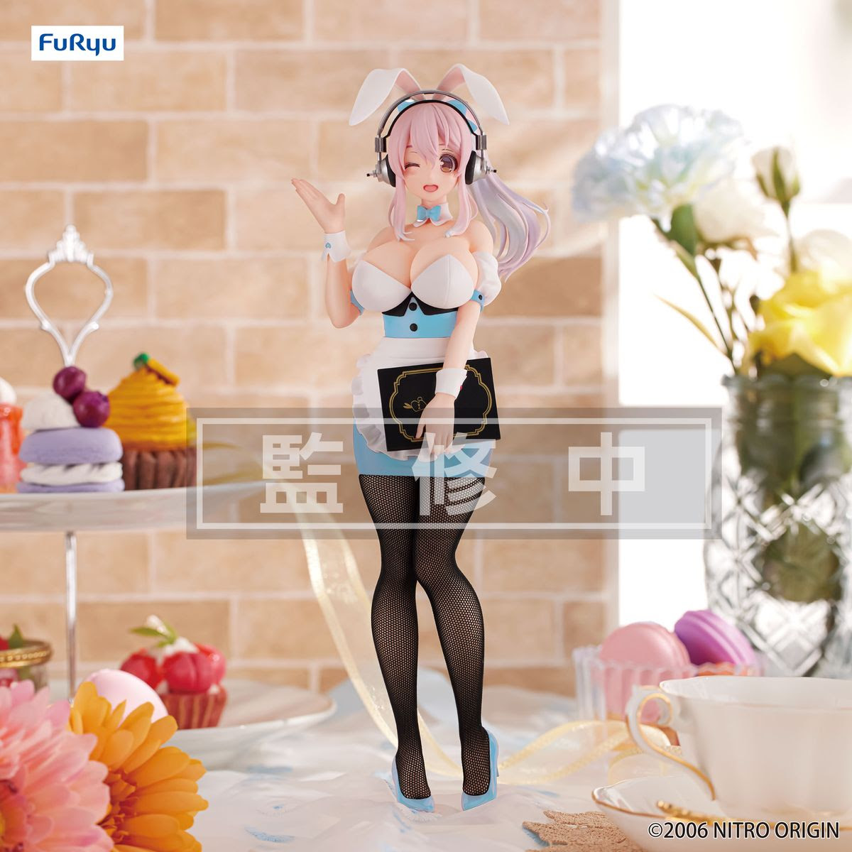 Super Sonico BiCute Bunnies Waitress Light Blue Color Ver.